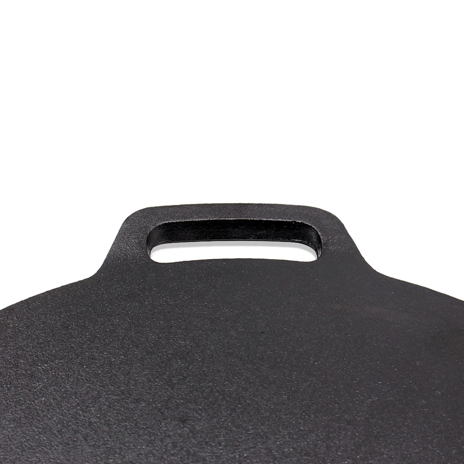 Brightalk 12.6-Inch Cast Iron Roti Tawa, Double Handled Cast Iron Crepe Pan For Dosa, Tortillas