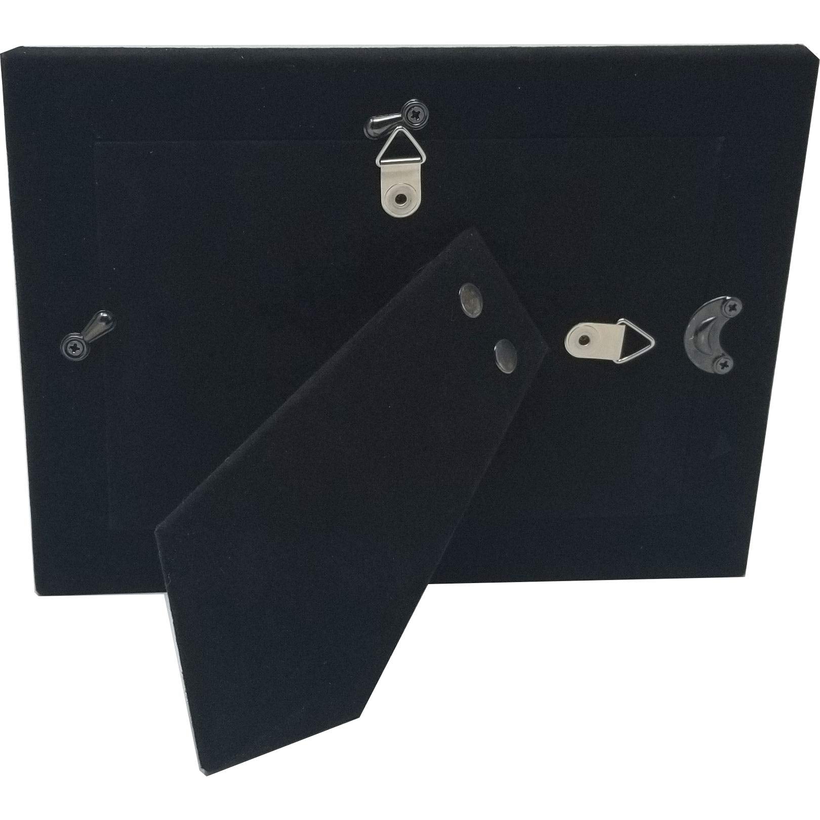 Personalized Add Your Custom Text Engraved Anodized Aluminum Hanging/Tabletop Personlized Group Family Photo Picture Frame 5x7-i