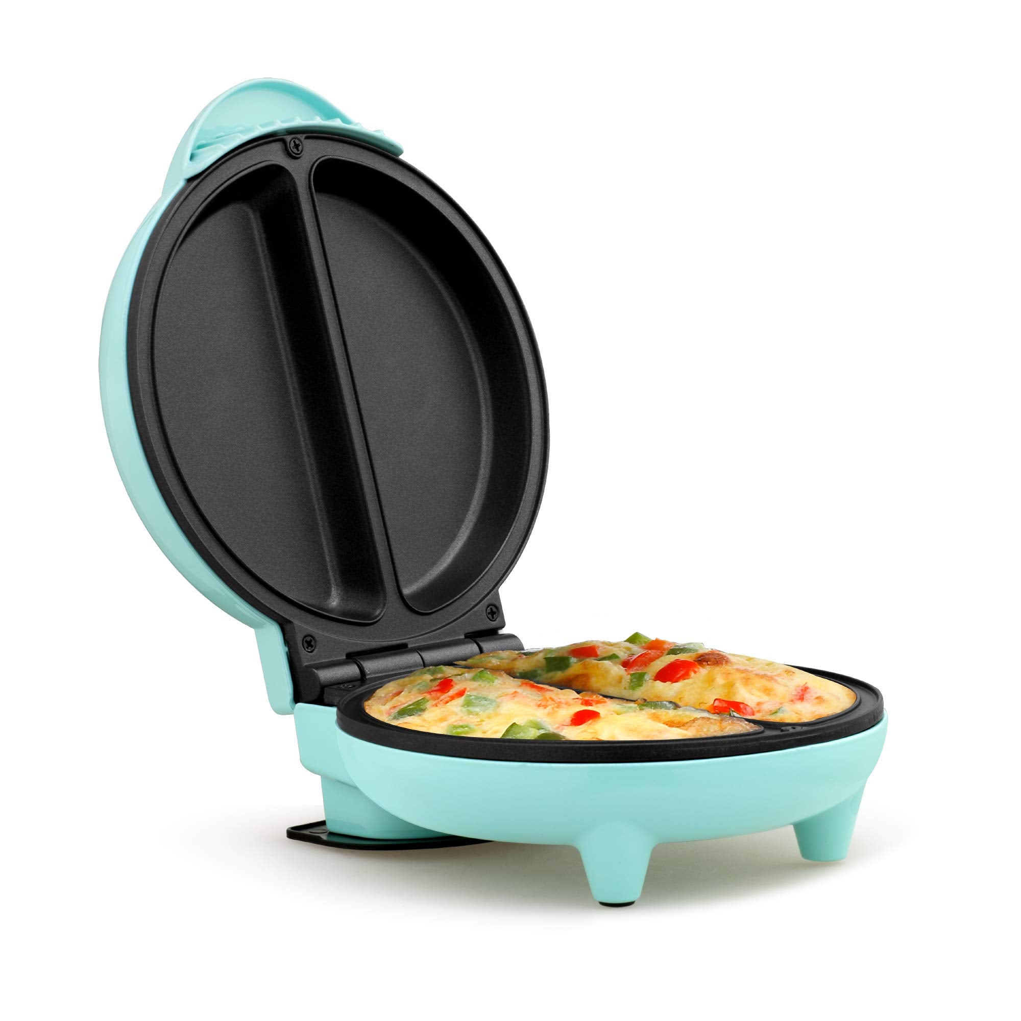 Holstein Housewares - Non-Stick Omelet & Frittata Maker, Mintstainless Steel - Makes 2 Individual Portions Quick & Easy