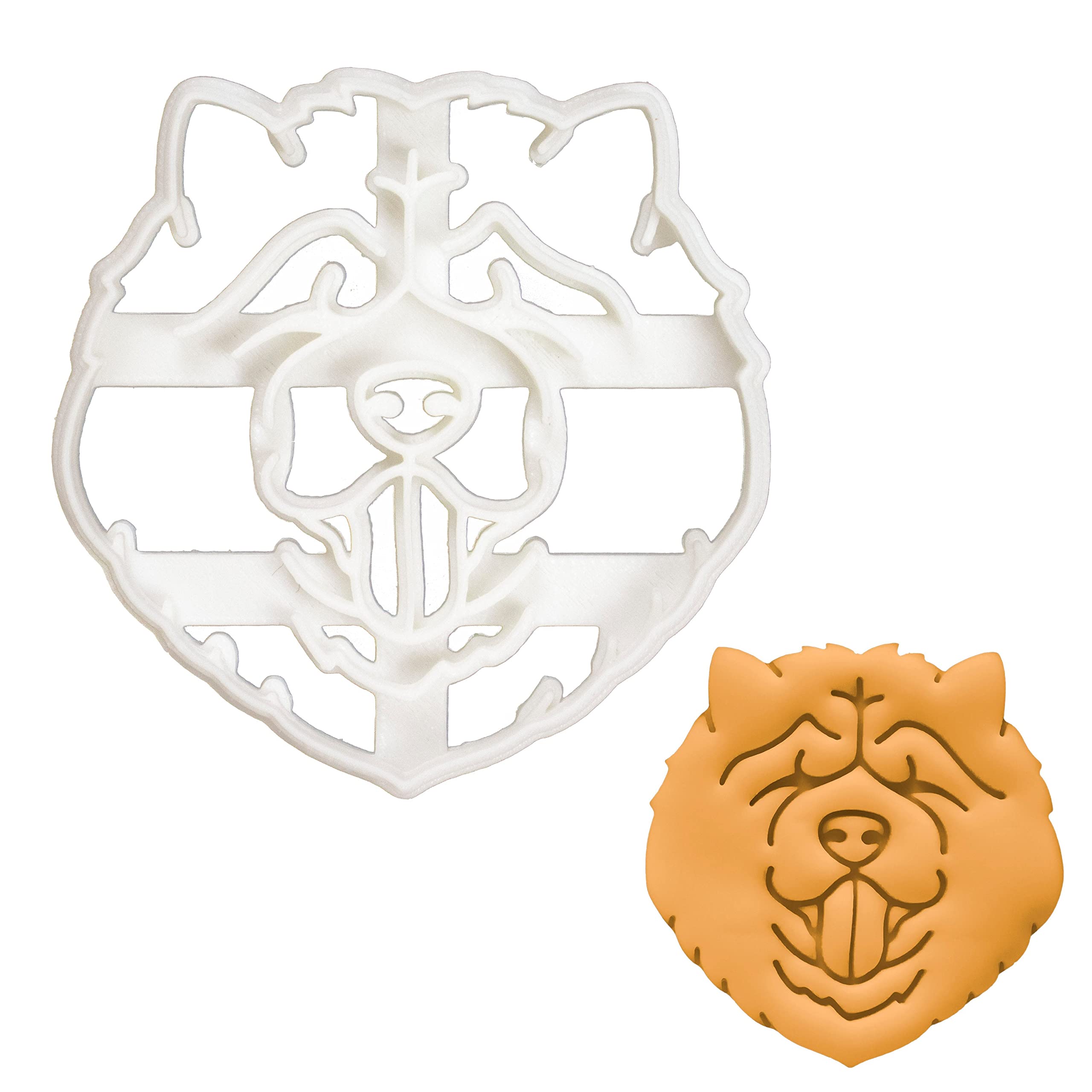 Chow Chow Face Cookie Cutter, 1 Piece - Bakerlogy