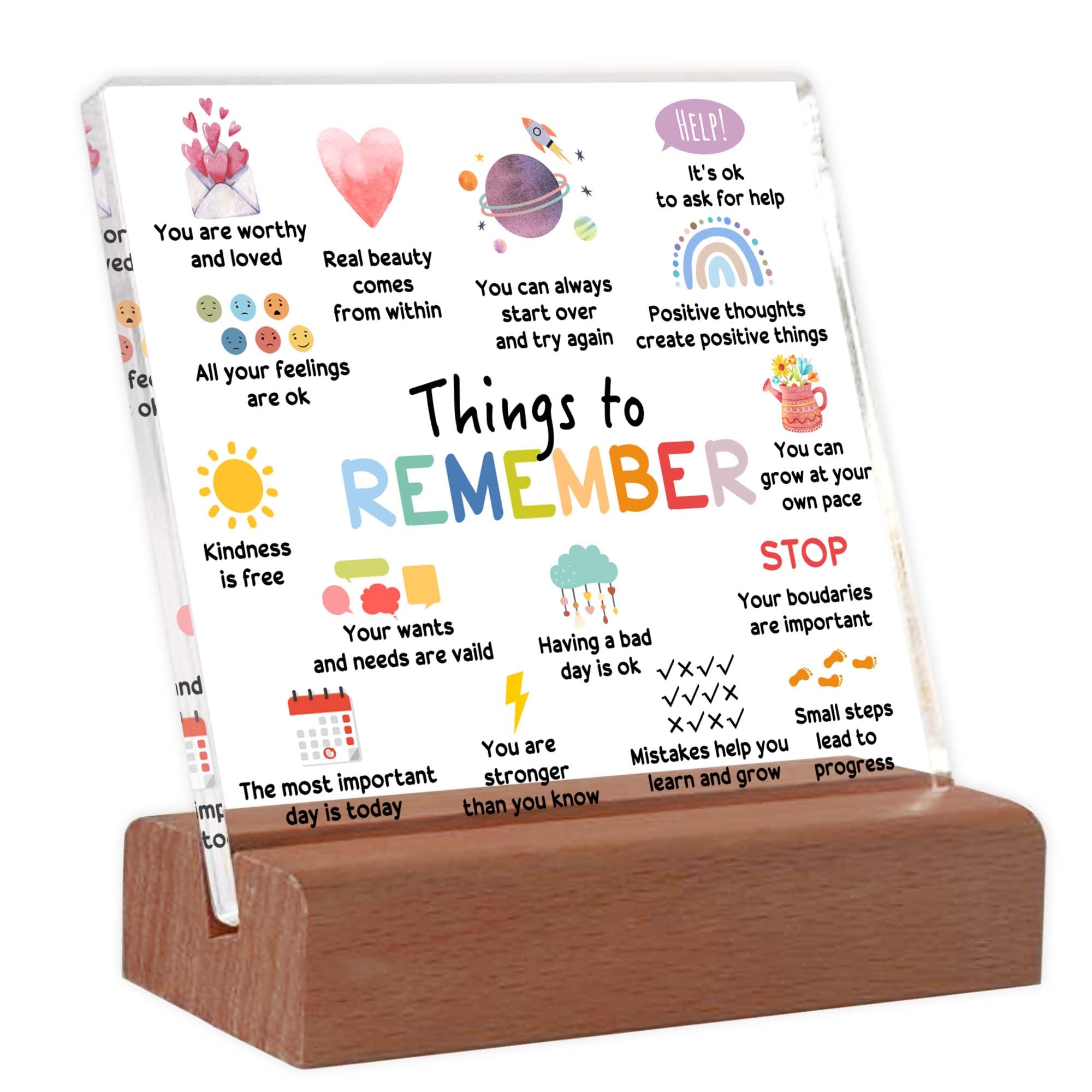 Mental Health Reminders Gifts, Mental Health Office Decor, School Counselor Gifts, Counseling Office Must Haves, Anxiety Therapy