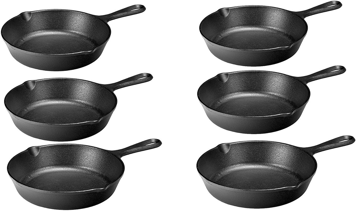 Lodge Skillet Spoon Rest Cast Iron 3-1/2 Dia. (6 pack)