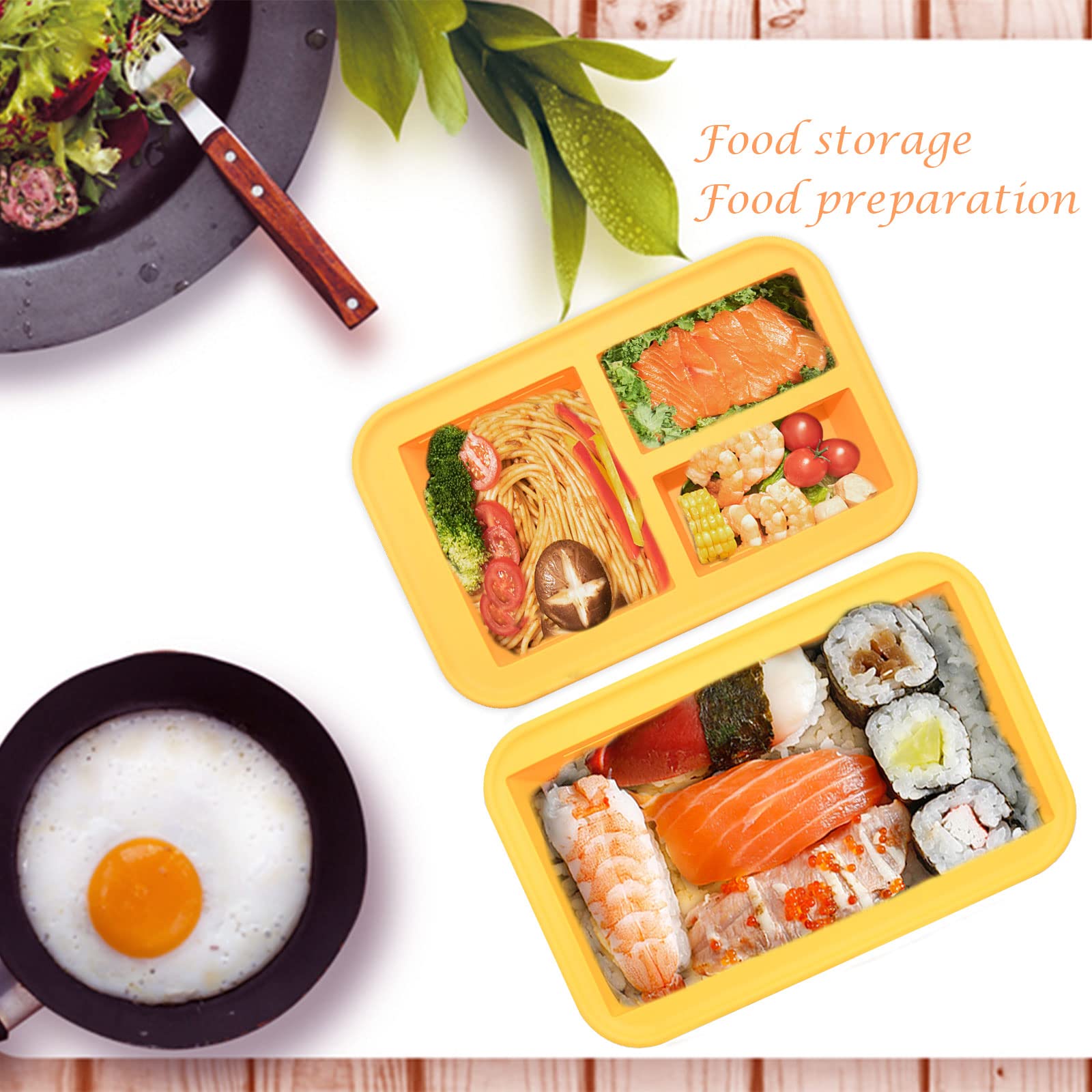 Soup Freezer Containers,Bongpuda Silicone Freezer Trays With Lid,Easy-Release,Reusable Freezer Storage Containers,For Freezing A