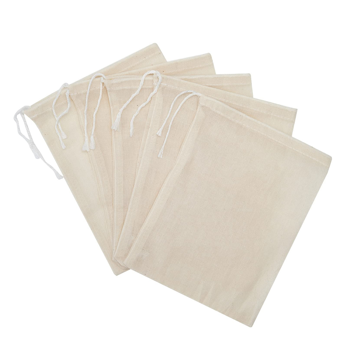 Looksgo 25 Pcs 10X12 Inch Muslin Bag Sachet Bag For Party Wedding Home Supplies Cotton Drawstring Bags For Jewelry