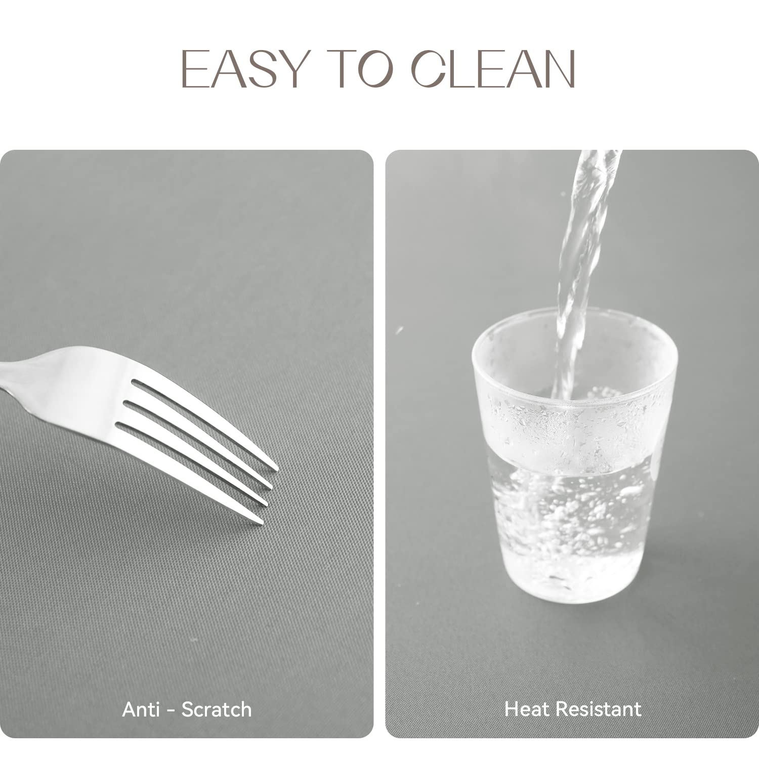 Romanstile Rectangle Tablecloth, 2 Pack 60 X 120 Inch, Stain And Wrinkle Resistant Washable Polyester Table Cover For Dining Tab