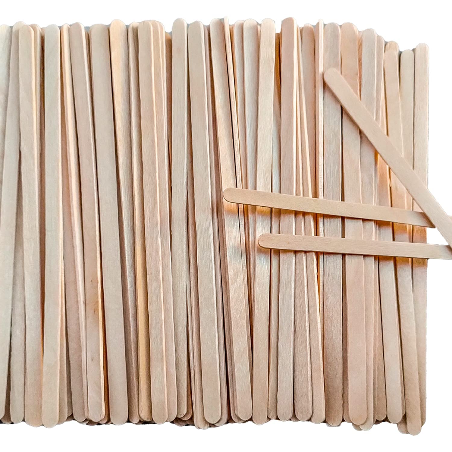 Kivwi Premium Wooden Coffee Stirrers, 5.5 Inches Stir Stick, Box Of 500