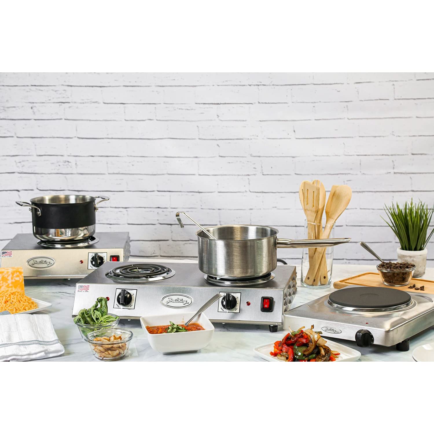 Broil King Csr-1Tb Professional Single Hot Plate, 14-Inch By 4-1/8-Inch By 12-1/4-Inch, Grey