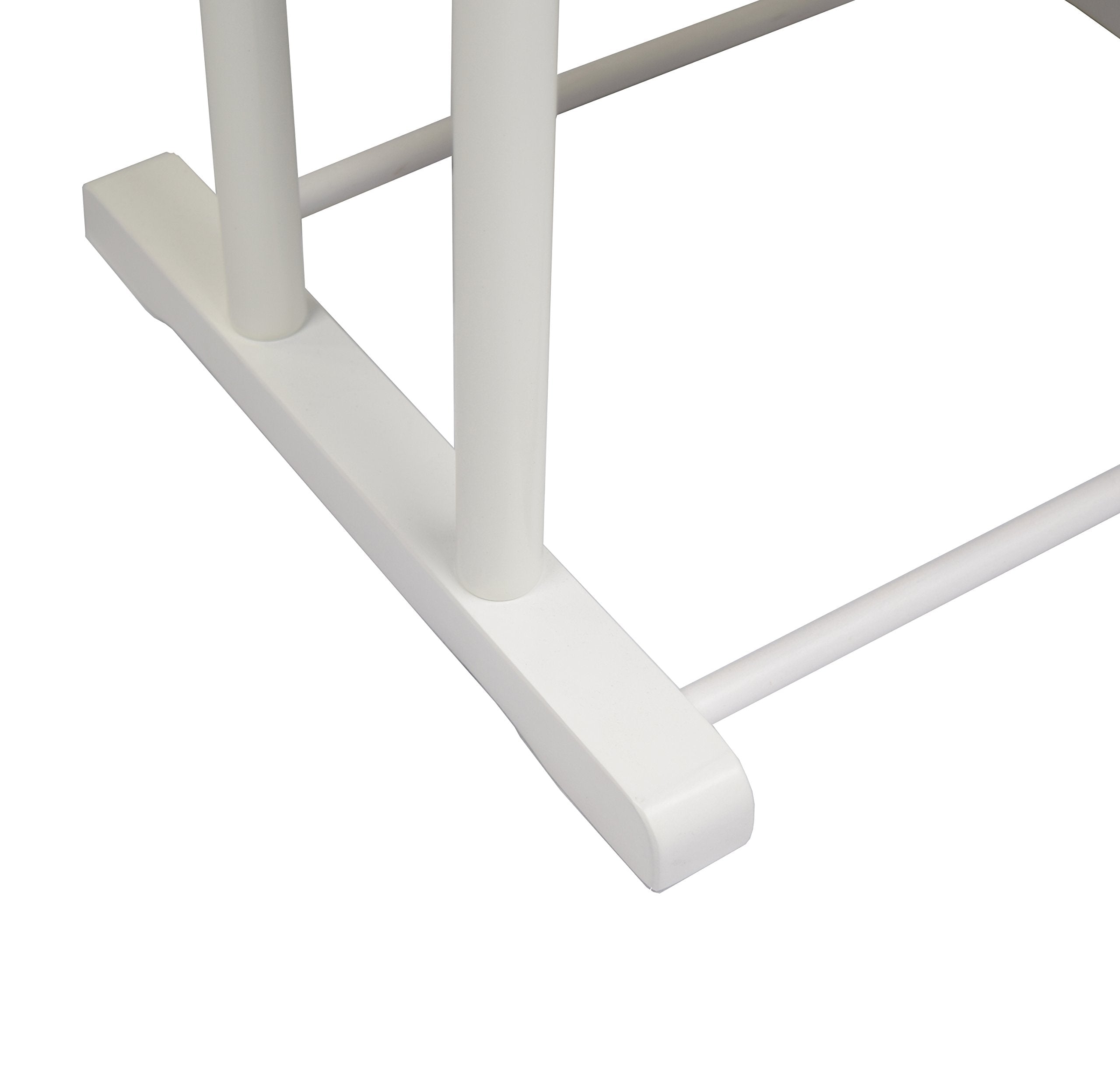 Proman Products Sakura Twin Valet With Wooden Hanger, Trouser Bar & Tie Bar, White