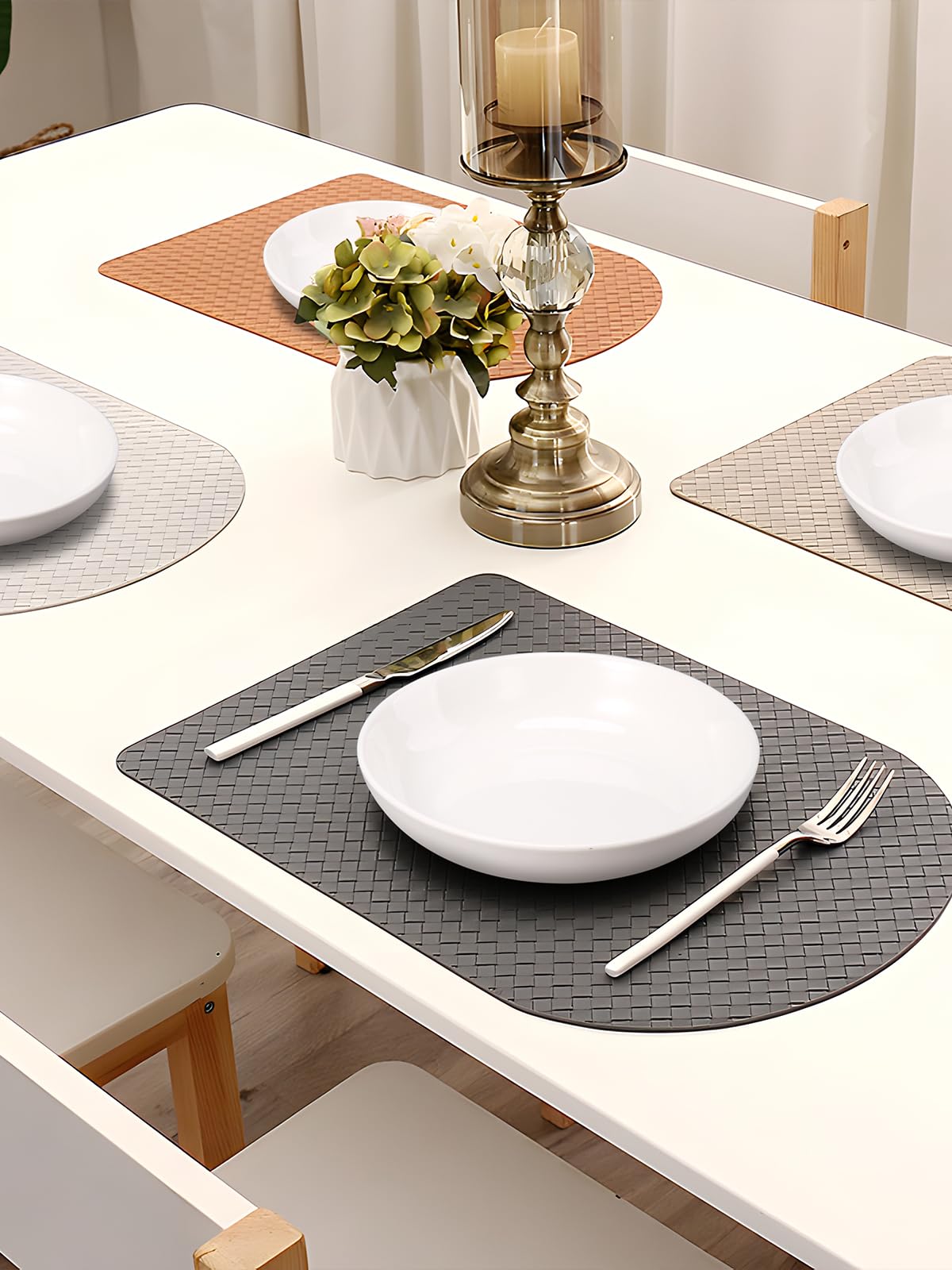 Y Yhy 9.75'' Large Pasta Bowls, 50 Ounces Big Salad Bowls, Ceramic Serving Bowl Set Of 4, Wide And Shallow Bowls Set, Microwave