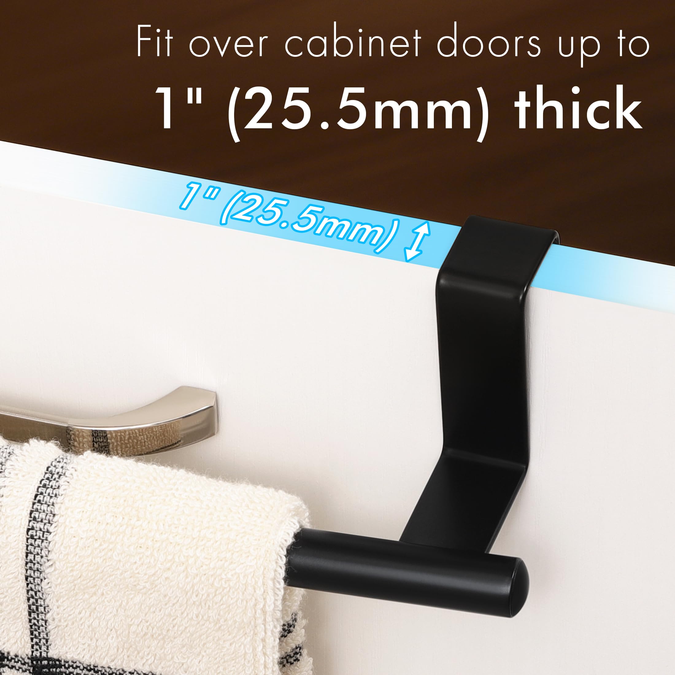 Kes Over The Door Towel Rack, Over Cabinet Towel Bar Kitchen Bathroom Towel Holder Storage Dish Towel Holder, Over Cabinet Cupbo