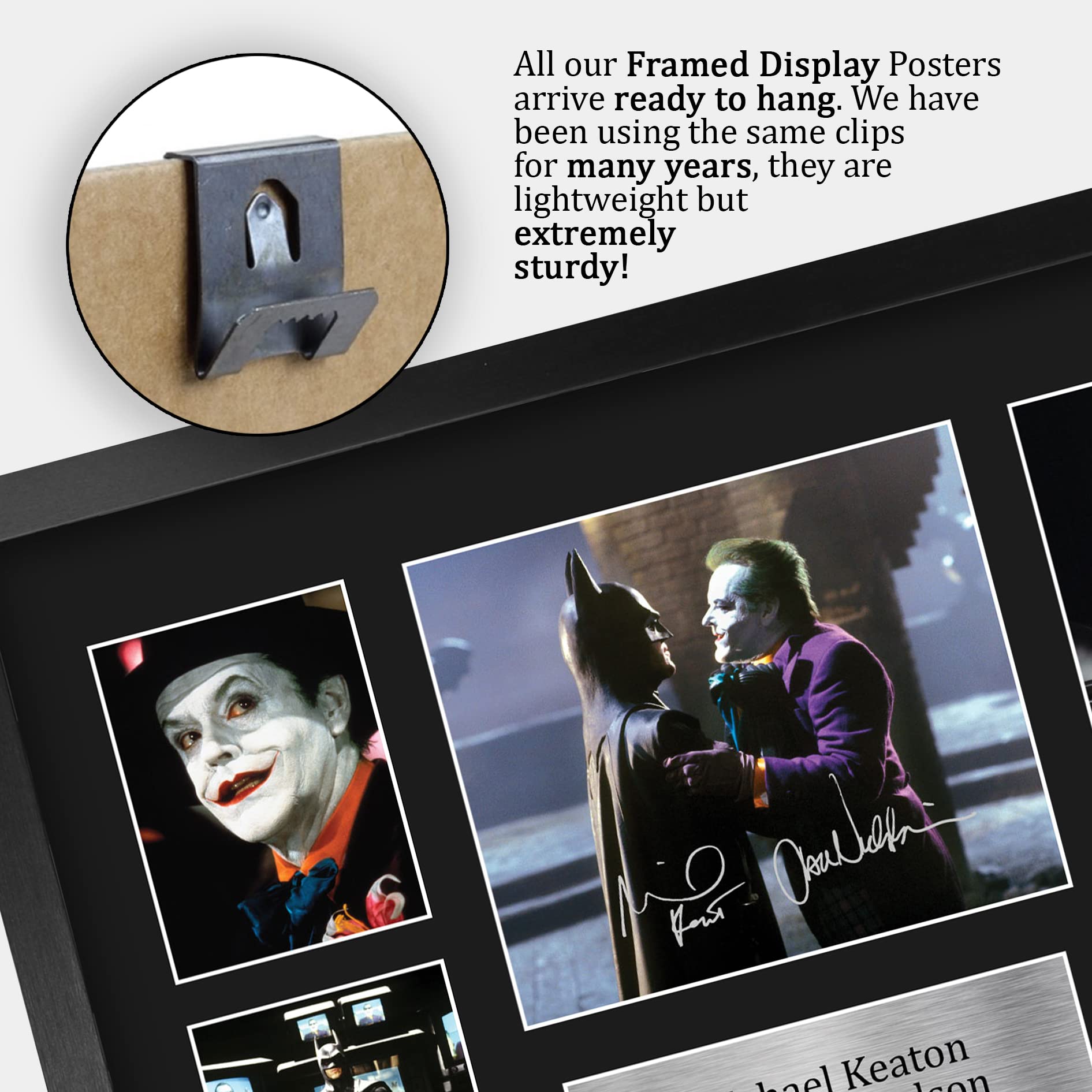 Hwc Trading Michael Keaton & Jack Nicholson 16 X 12 Inch (A3) Printed Gifts Signed Autograph Presentation Display For Movie Memo