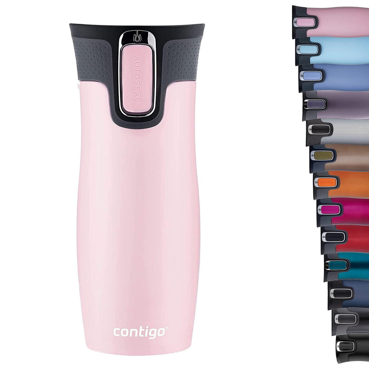 Contigo Unisexs West Loop Autoseal Thermobecher, Edelstahl Isolierbecher, Kaffeebecher To Go, Bpa Frei, Auslaufsicherer Reisebec