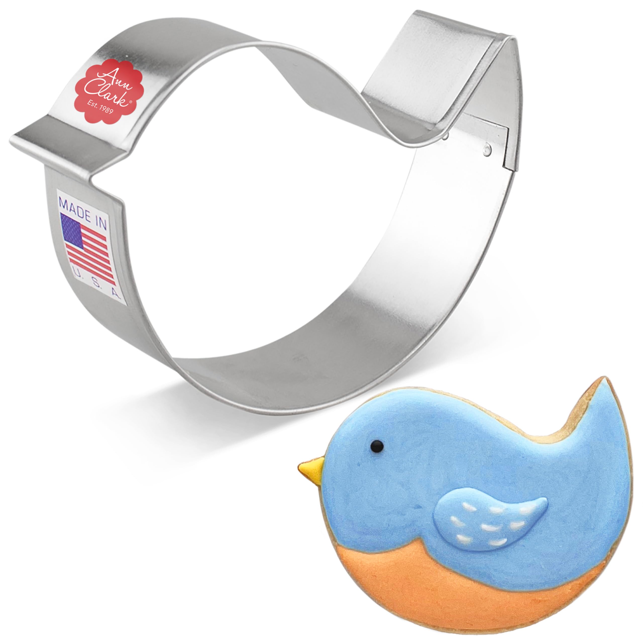 Bird Cookie Cutter 3.25'' Made In Usa By Ann Clark