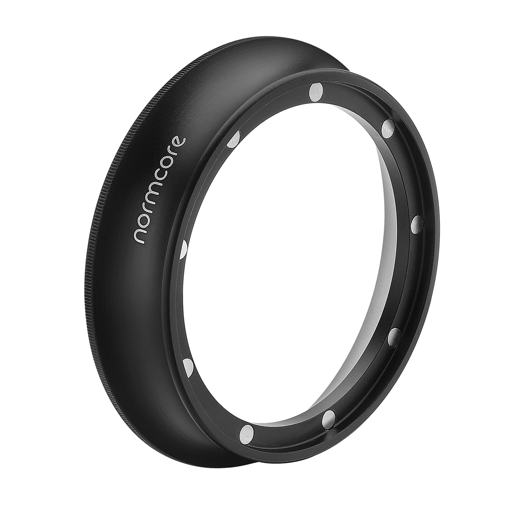 Normcore 58Mm Magnetic Dosing Funnel V2 - Espresso Coffee Dosing Ring - 18Mm Anodized Aluminum With 9 Magnetized Steel Compatibl