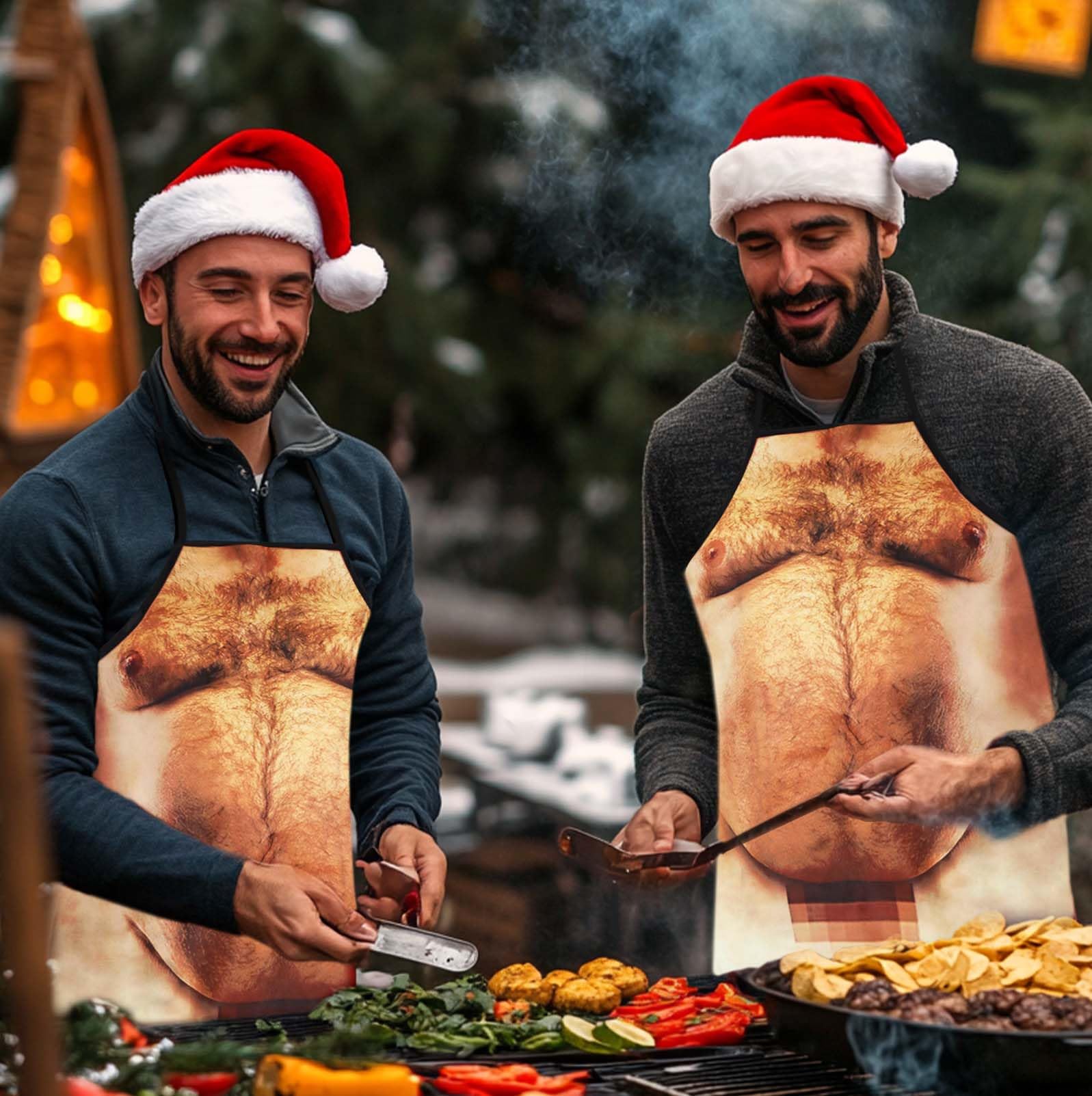 UV-BANS Funny Apron for Adults - Gag Gift, Polyester, 31.5 x 23.6 inches, White Elephant Gift, Christmas Stocking Stuffer