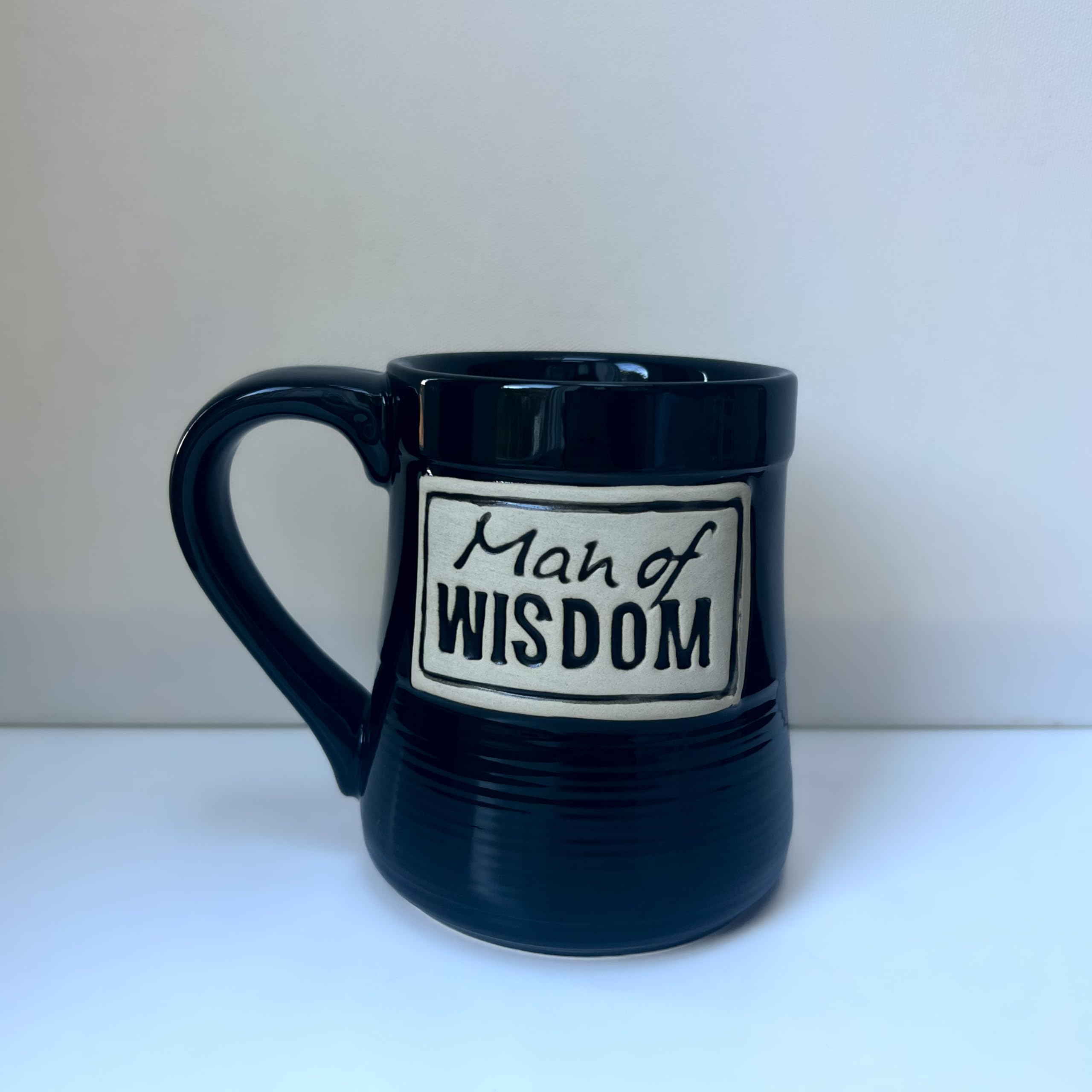 Abbey Press Man of Wisdom Pottery Mug, multicolor, 20 oz (56807T)
