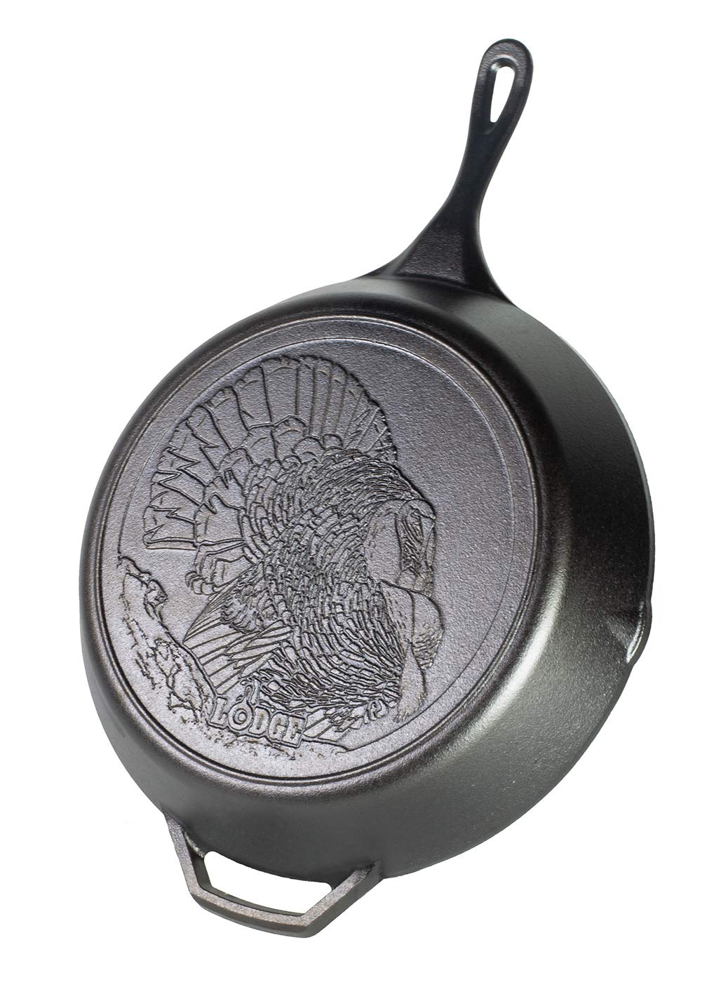 Lodge Wildlife 13.25 In Cast Iron Skillet With Turkey Scene
