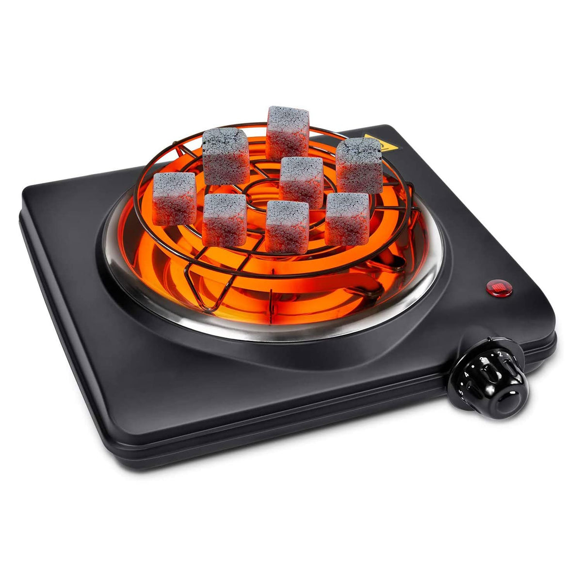 Electric Charcoal Burner Stove Portable Hot Plate Grill Coal Burners Heating Plate 700W Charcoals Starter Heater With Smart Heat