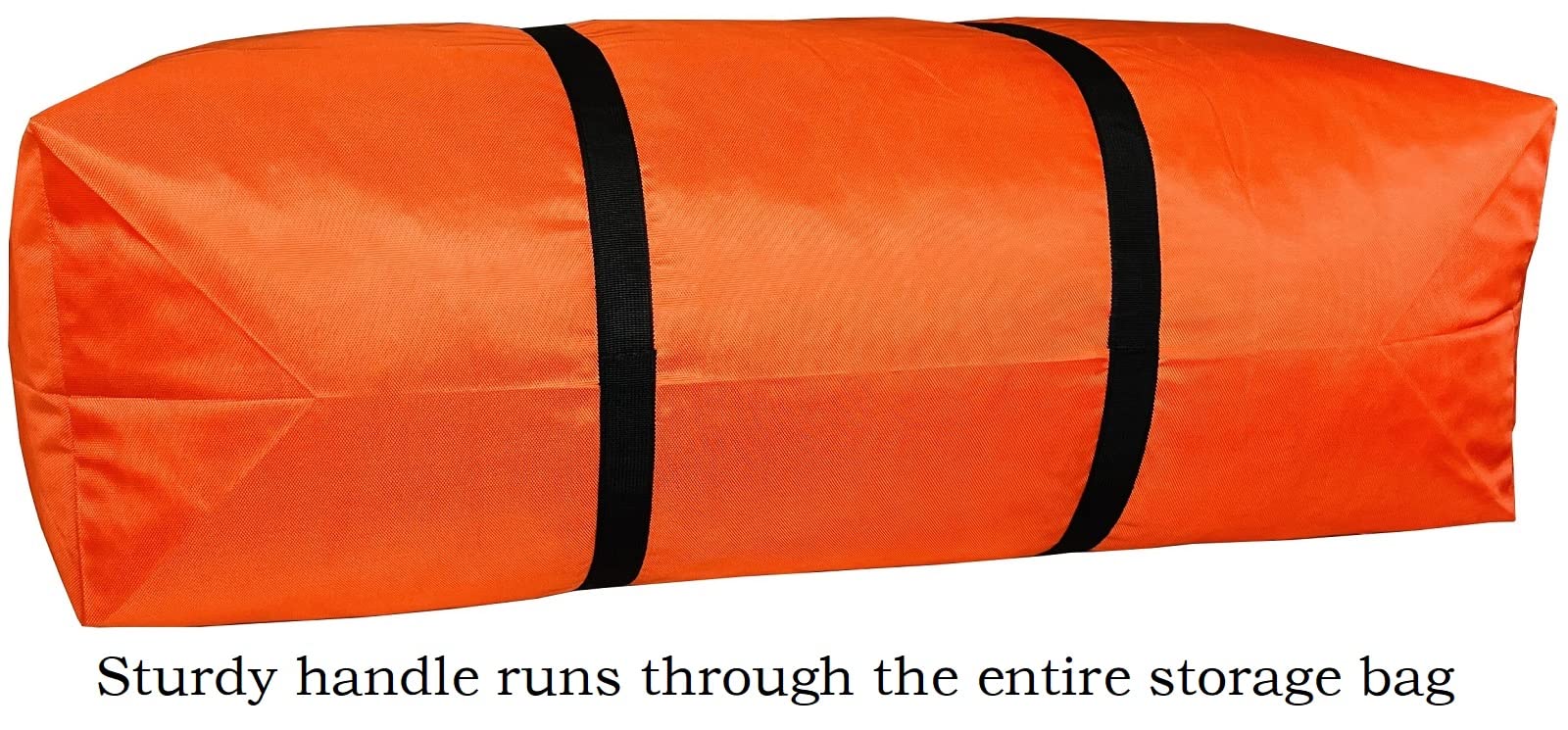 Yikithom Extra Large Storage Duffle Bag For Travel, Orange Oversized Giant Big Traveling Duffle Bag