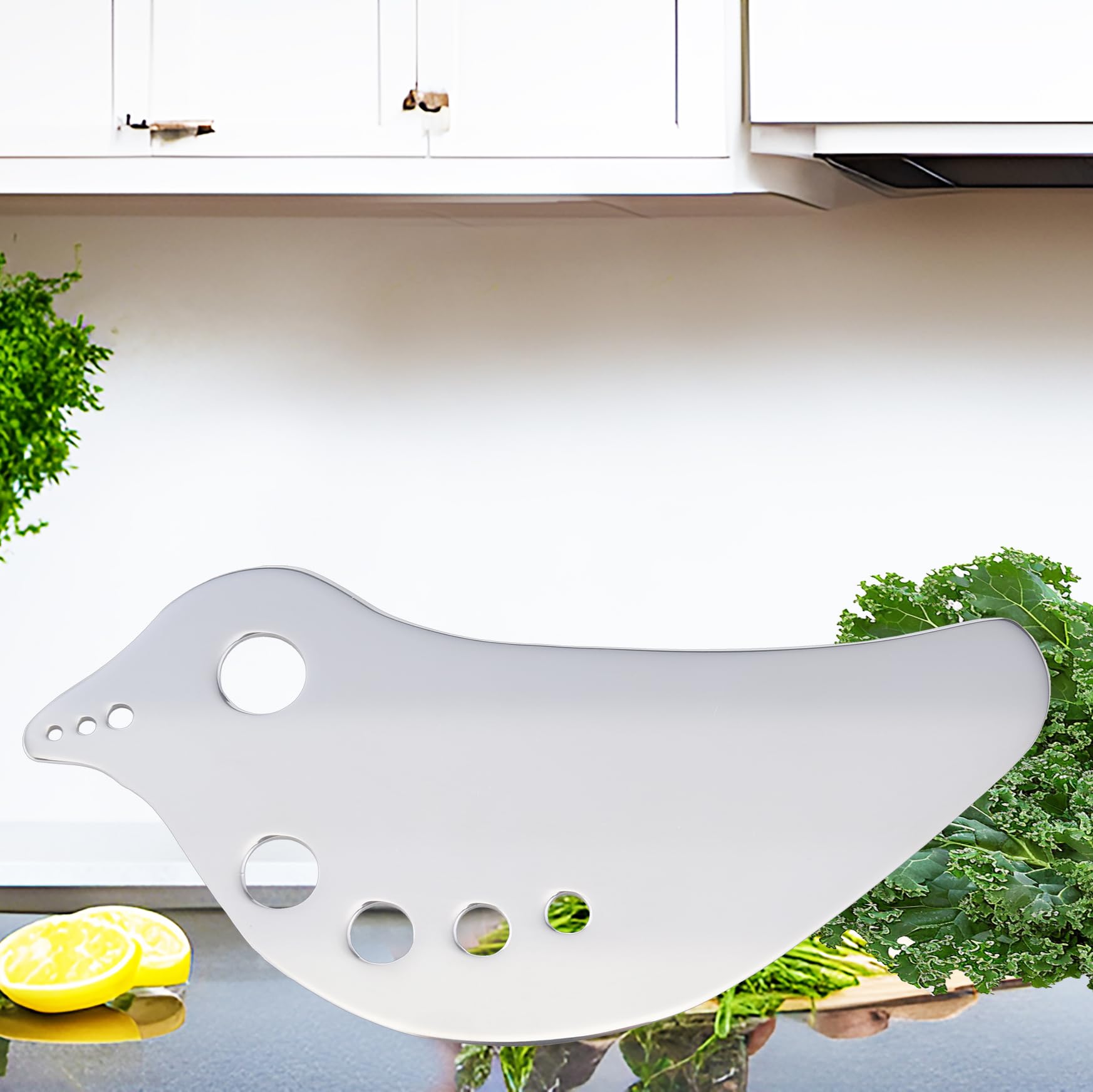 Stainless Steel Herb Stripper For Kale, Chard, Collard Greens - Multi-Function Leaf Remover, Looseleaf Stem Removal Kitchen Gadg