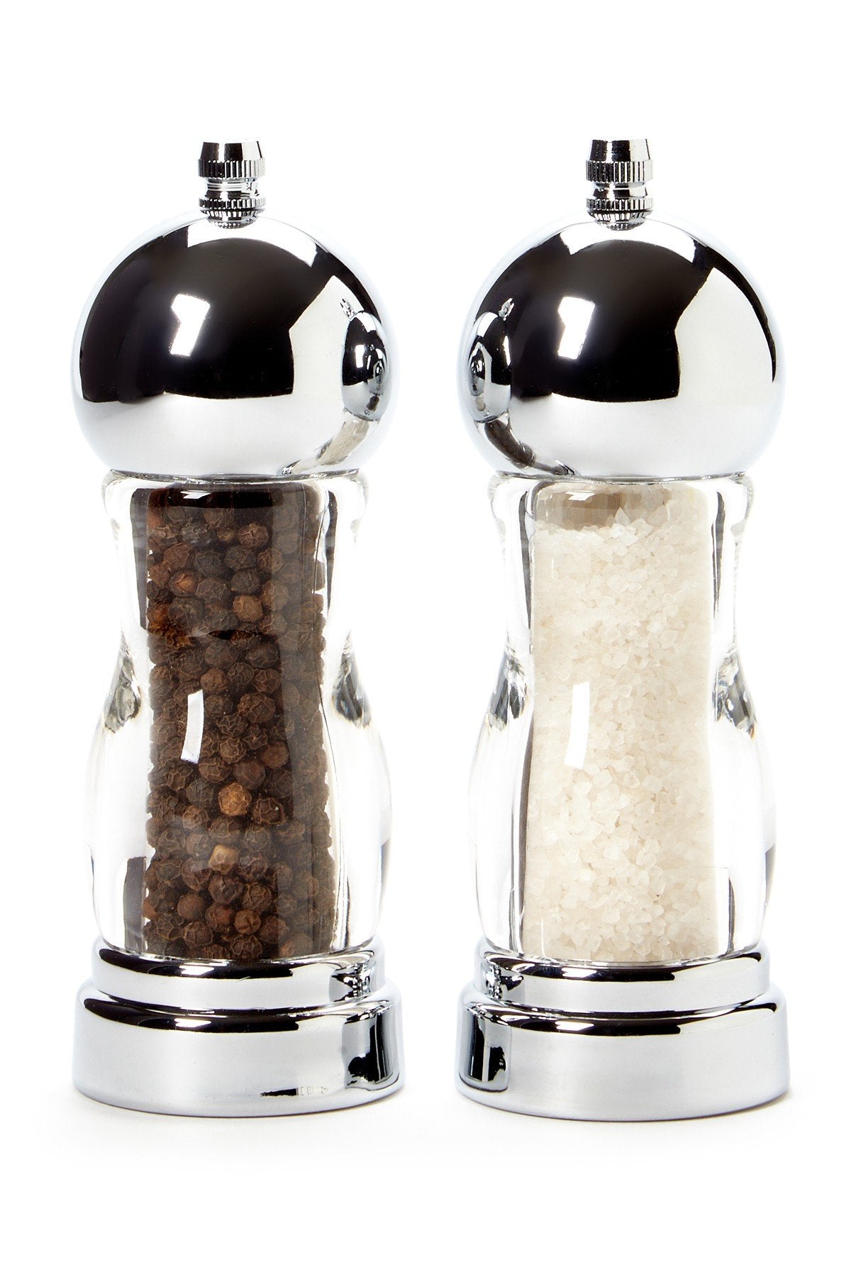 Orii Astro Salt & Pepper Grinder Set - Premium Seasalt And Peppercorn Stainless Steel Spice Grinder & Refillable Set Shakers, Se