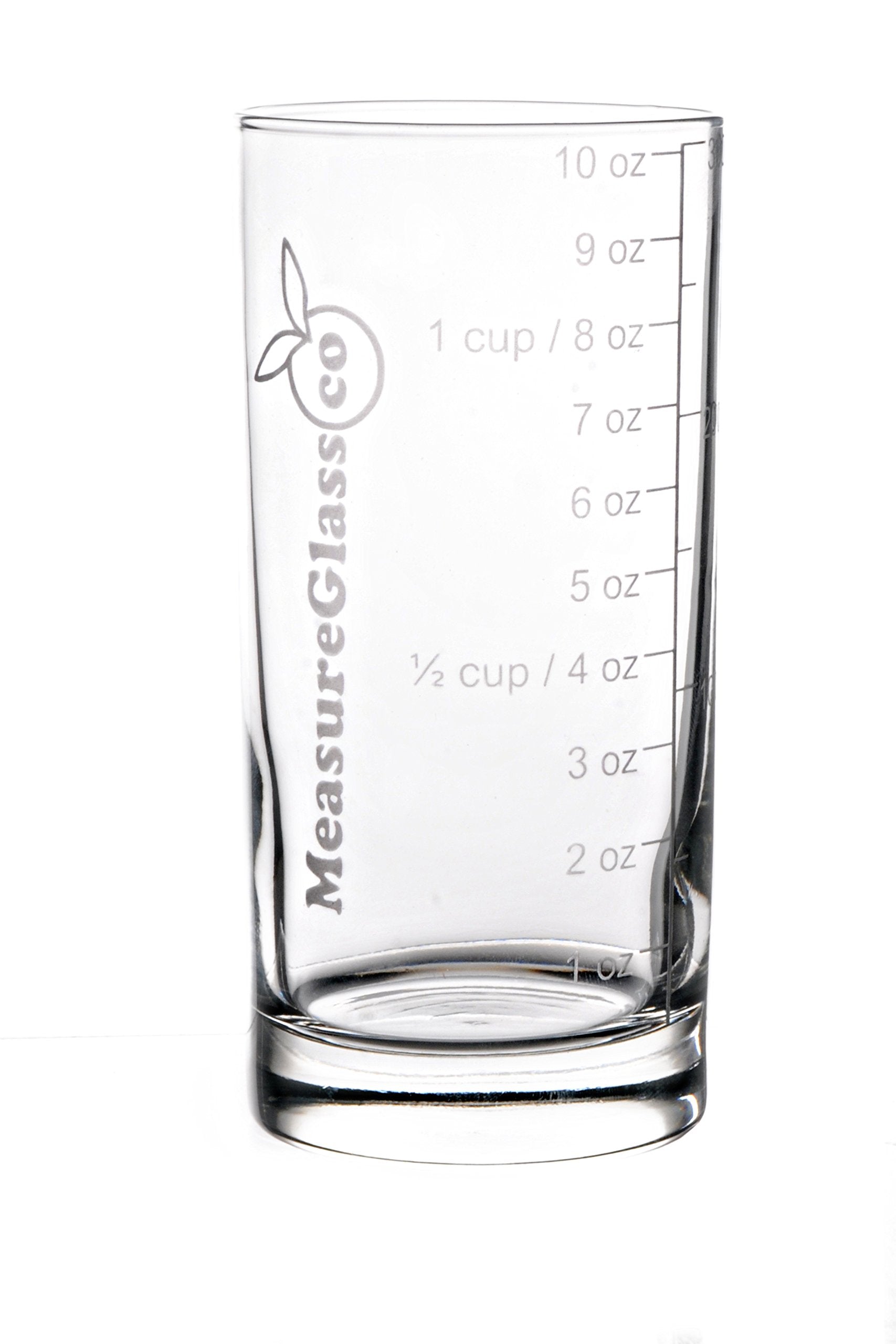 MeasureGlass Engraved Measuring Glass - 10.25oz Transparent Glass, Model COMINHKPR68793