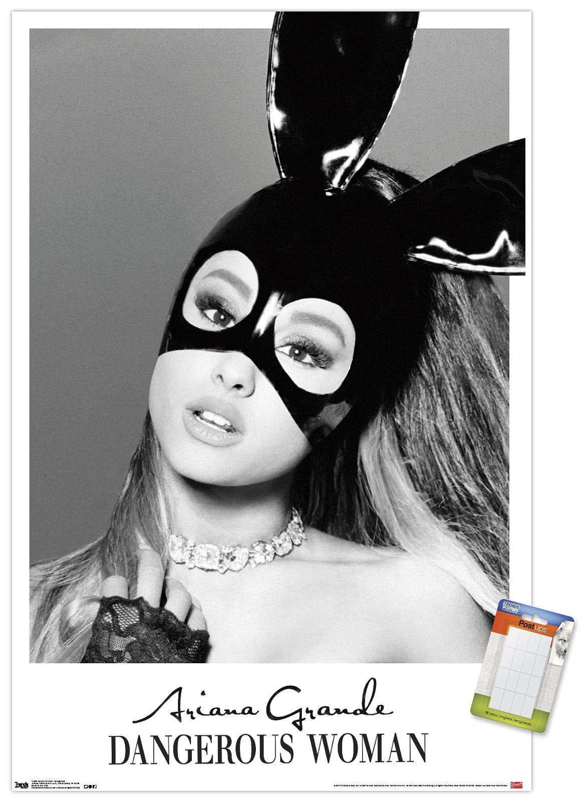 Trends International Ariana Grande - Dangerous Wall Poster, 22.375'' X 34'', Premium Poster & Mount Bundle