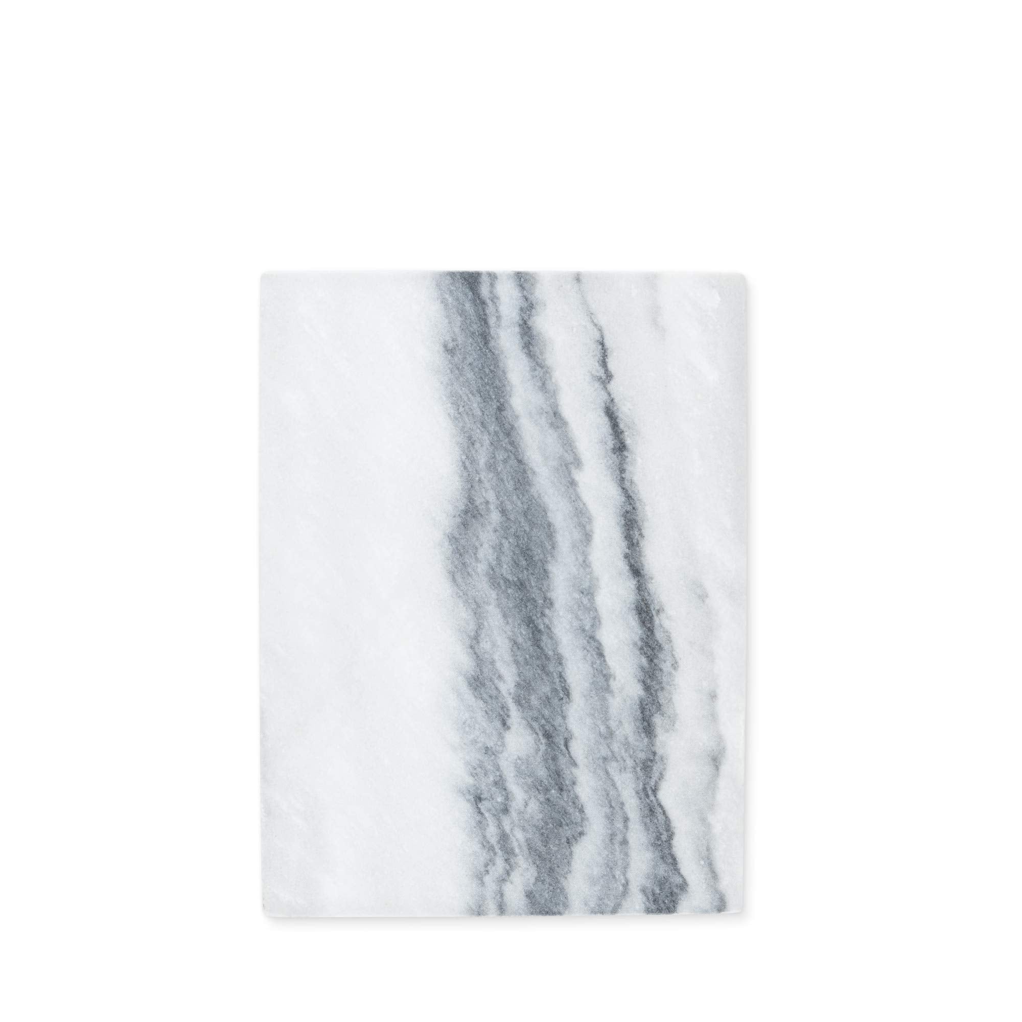 True Marble Cheese Plate Serveware Board, Serving Tray For Appetizers And Charcuterie, 13 By 10 Inches, Set Of 1, Grey