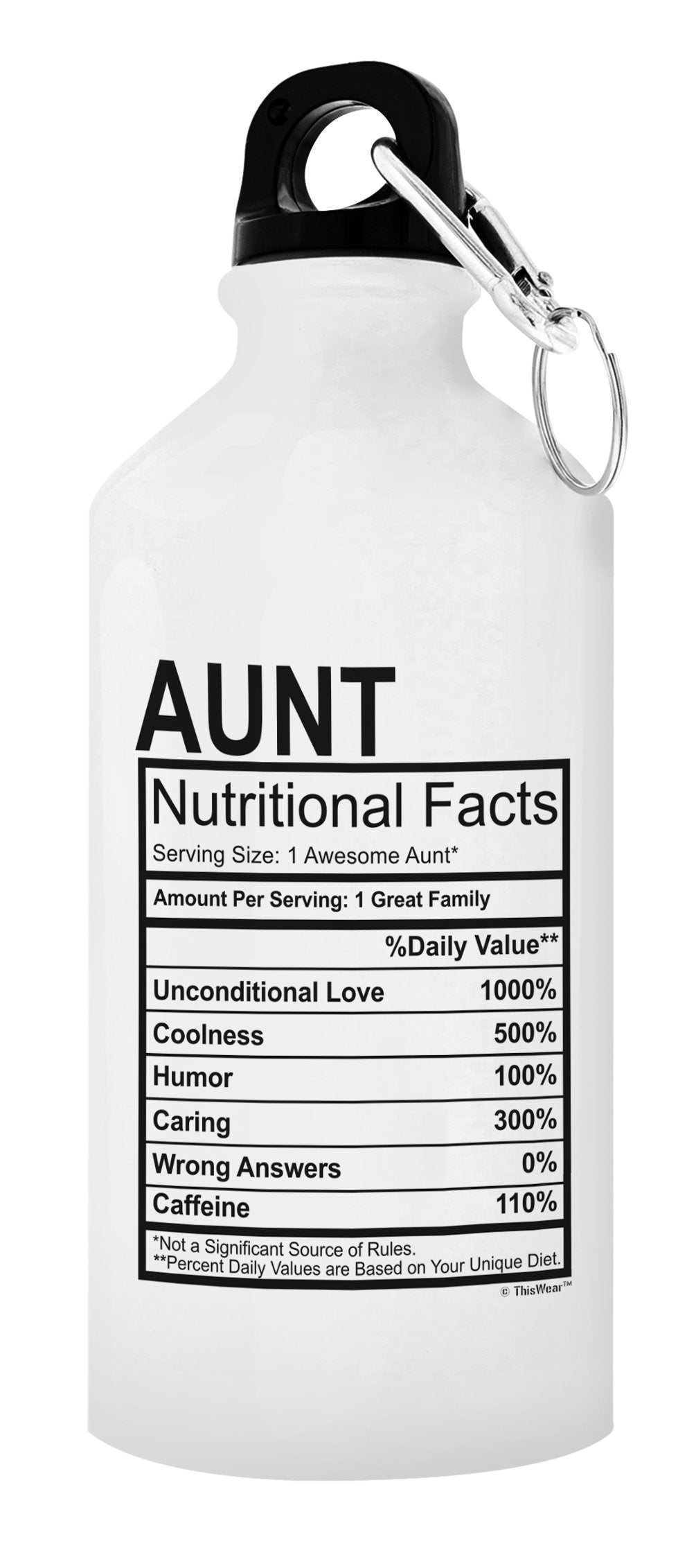 Thiswear Best Aunt Gifts Aunt Nutritional Facts First Time Aunt Gifts New Aunt Gifts For Mothers Day Gifts For Aunt Mothers Day