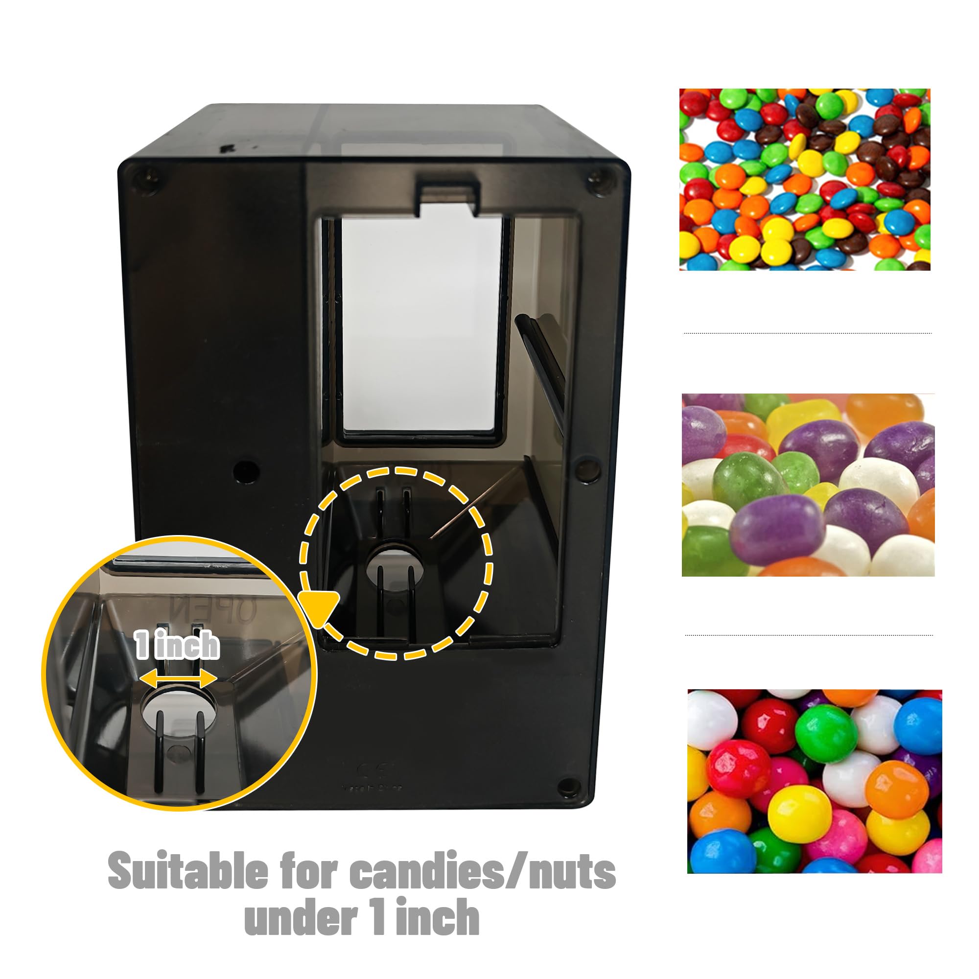 YOBRO Candy Dispenser, Cute Vending Machine for Desktop, Manual Candy Machine, Dispense Mini Candies, Birthday&Christmas Gift fo