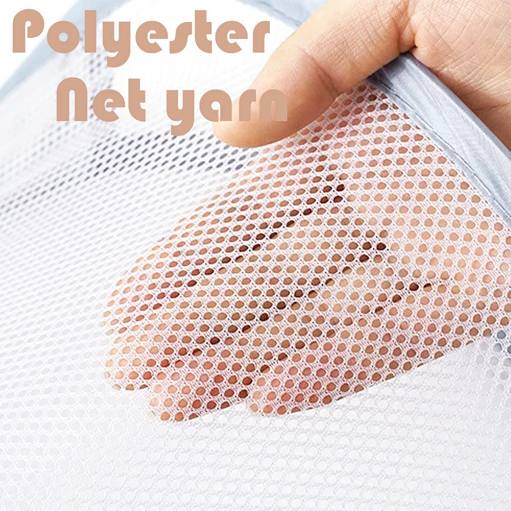 Mesh Collapsible Small Wall Laundry Baskets,Hanging Laundry Hamper,For Hotel, University Dormitory Use By Hhssalin (2, Classic)