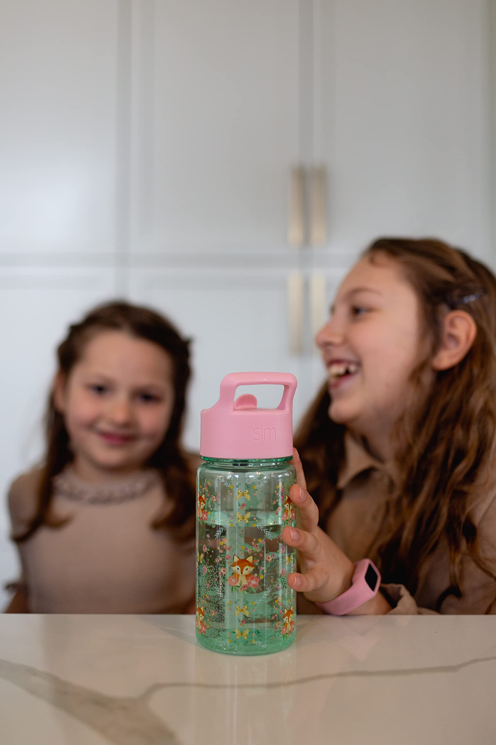 Simple Modern Transformers Kids Water Bottle Plastic Bpa-Free Tritan Cup With Leak Proof Straw Lid | Reusable And Durable For To