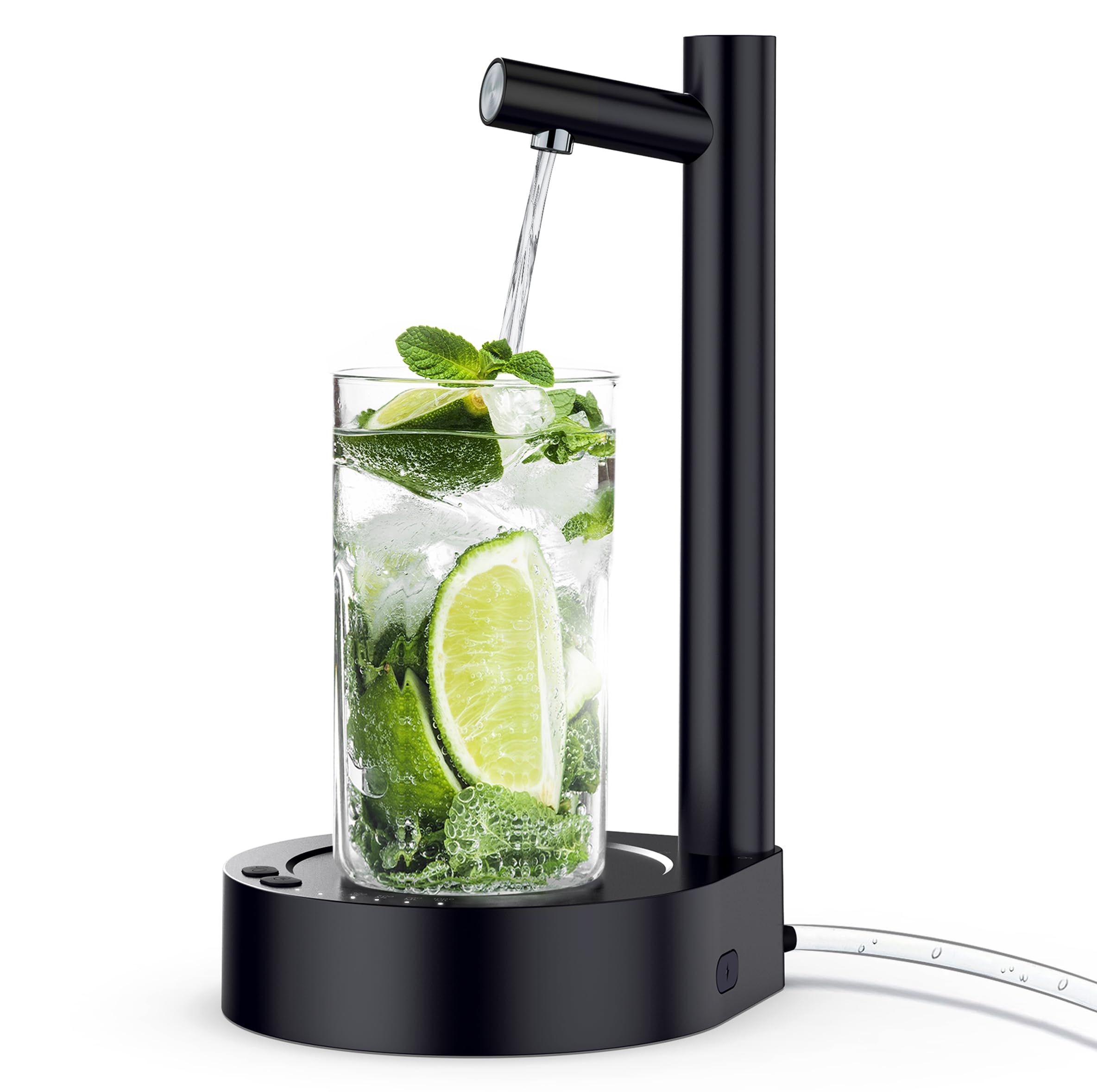 Desktop Water Bottle Dispenser, Water Pump For 5 Gallon Bottle, Bedside Water Dispenser, Portable Detachable Type-C Charging, Ap
