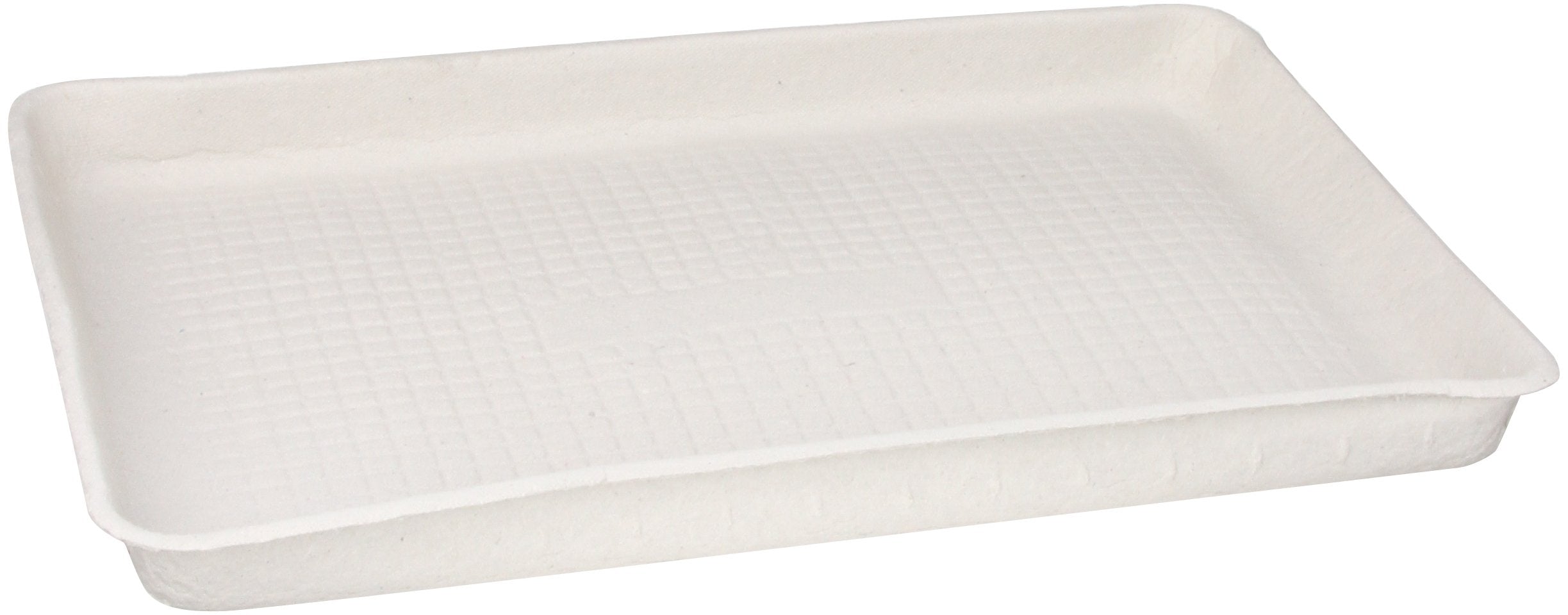 Chinet StrongHolder Molded Fiber Food Trays, 1-Compartment, 9 x 12 x 1, Beige, Paper, 250/Carton