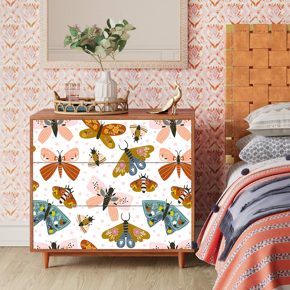 Self-Adhesive Dresser Sticker, Peel And Stick Furniture Stickers/Decals, Removable Furniture Skin (004, Malm)