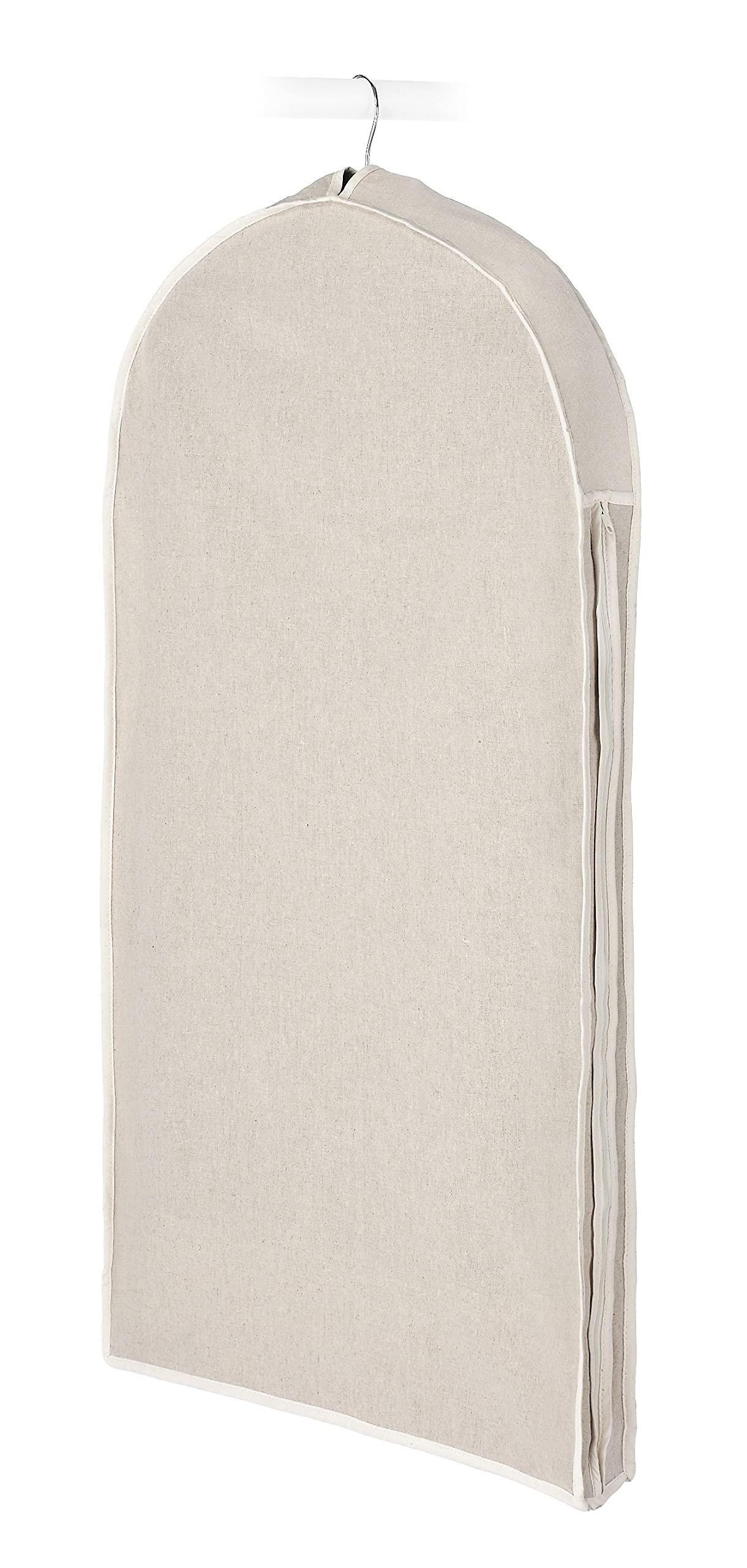 Whitmor Zippered Garment Bag Natural Linen, Large