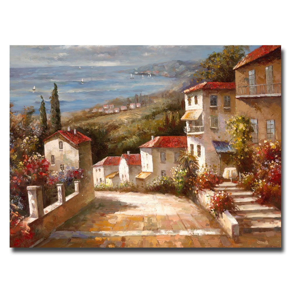 Home In Tuscany Artwork By Joval, 24 By 32-Inch Canvas Wall Art