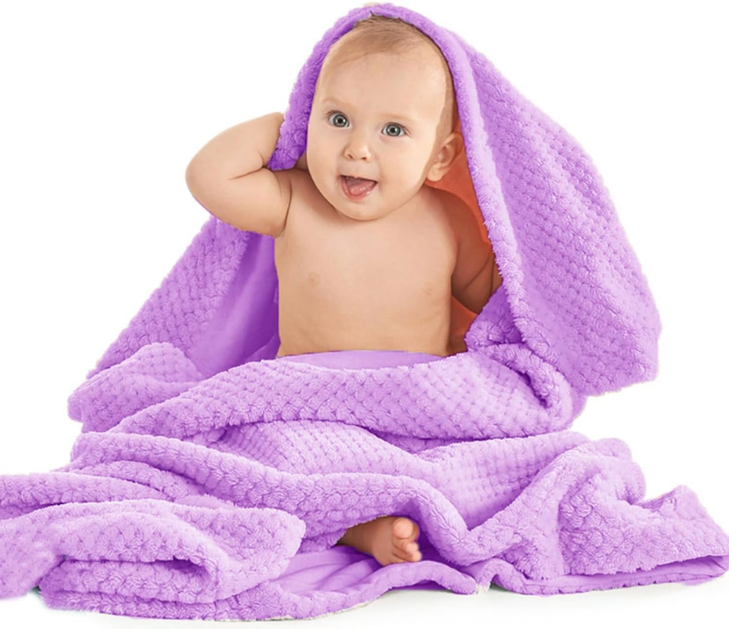 Wuwahold 2 Pack Bath Towel Set, Waffle Bath Towel Set, Microfiber Super Soft Highly Absorbent, Sturdy Quick Drying Towels For Ba