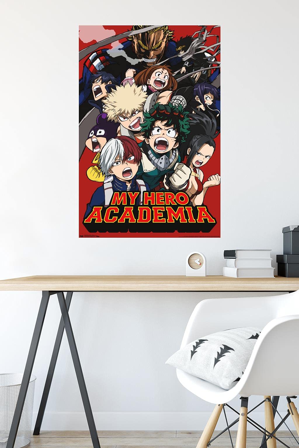 Trends International Hero Academia-Key Art 2 Wall Poster, 22.375 In X 34 In, Unframed Version