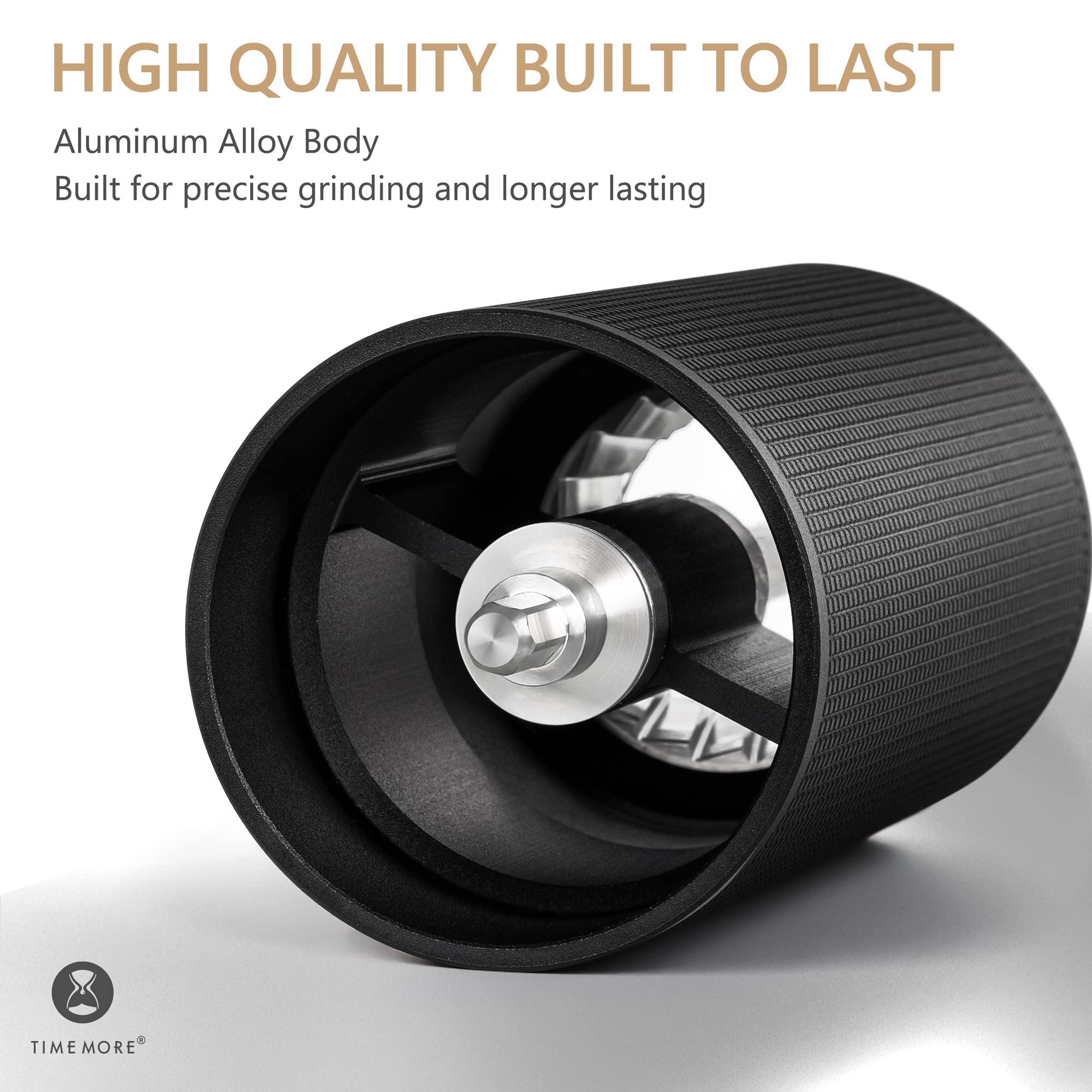 Timemore Chestnut C3S Pro Manual Coffee Grinder, Stainless Steel S2C Conical Burr Coffee Grinder, Hand Coffee Grinder With Folda