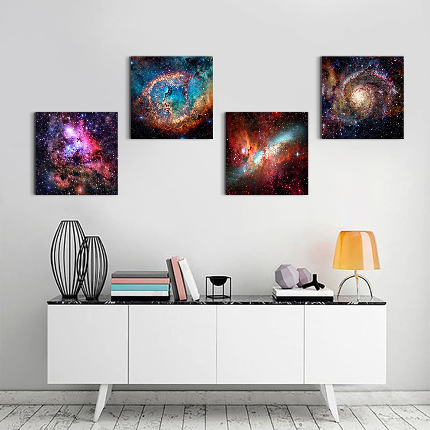 Space Decor For Boys Room Galaxy Canvas Pictures Nebula Wall Art Kids Bedroom Outer Space Room Decor Interstellar Posters Astron