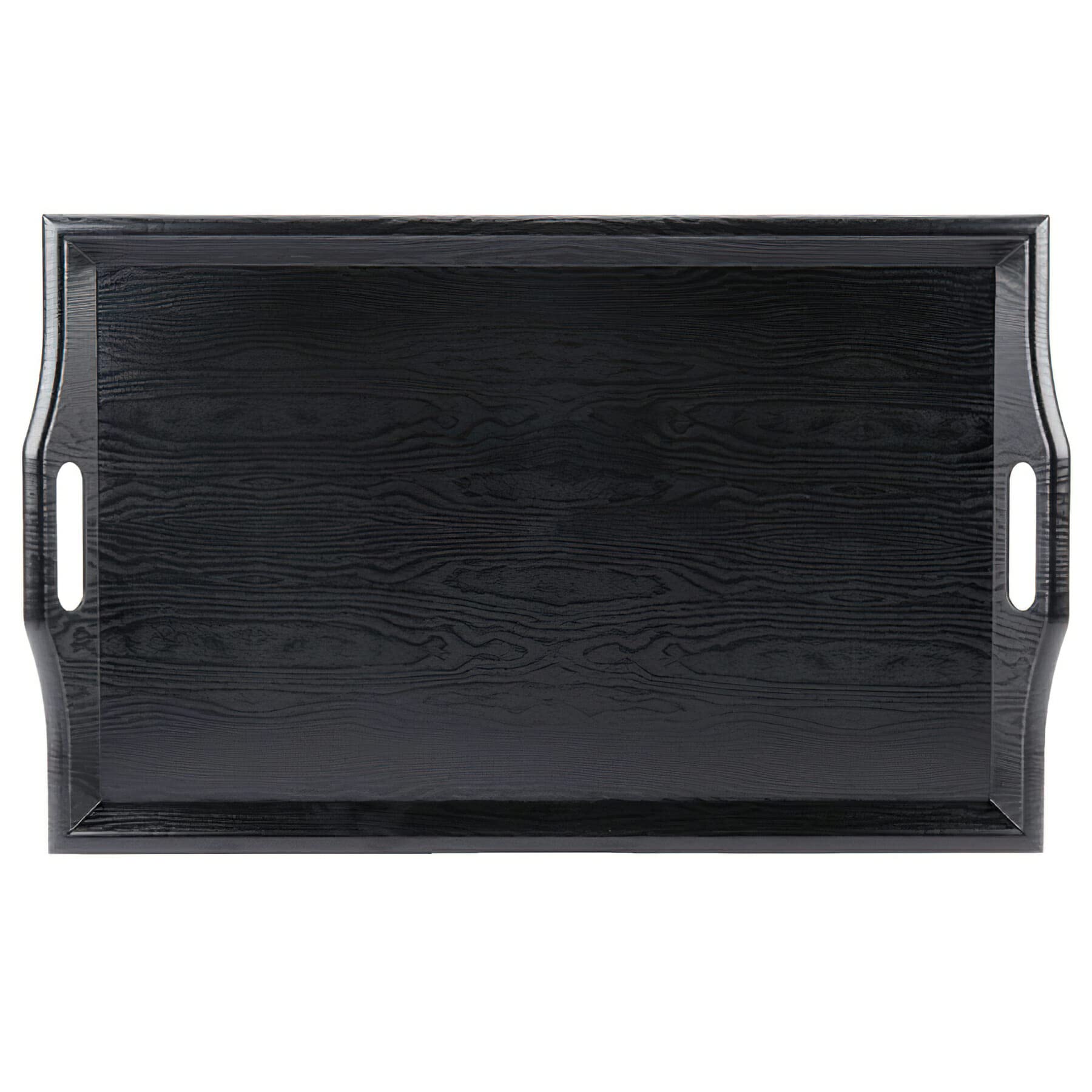 Get Rst-2517-1-Bk Coffee Table / Ottoman Tray With Handles, 25'' X 16'', Plastic, Black