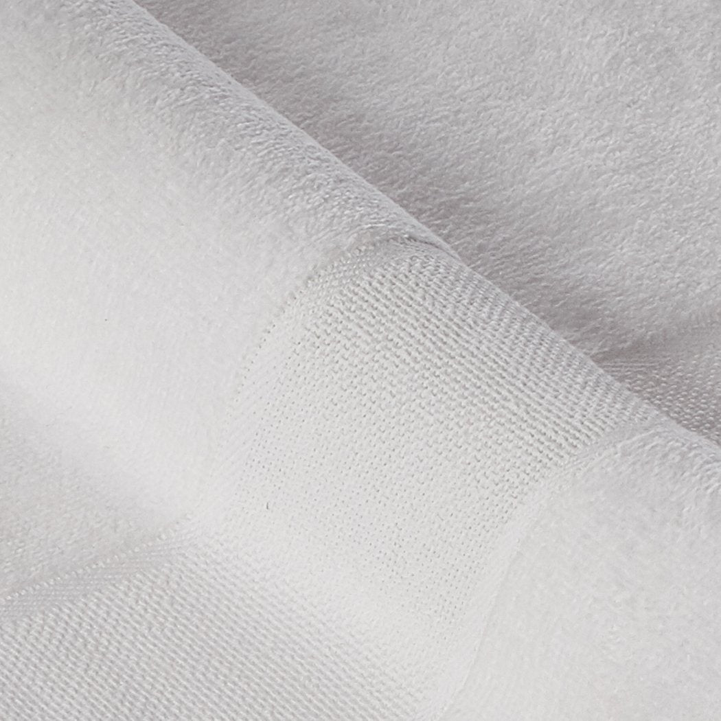 Dmc Charles Craft Aberdeen Velour Hand Towel 14 Count 16.5''X27'', White