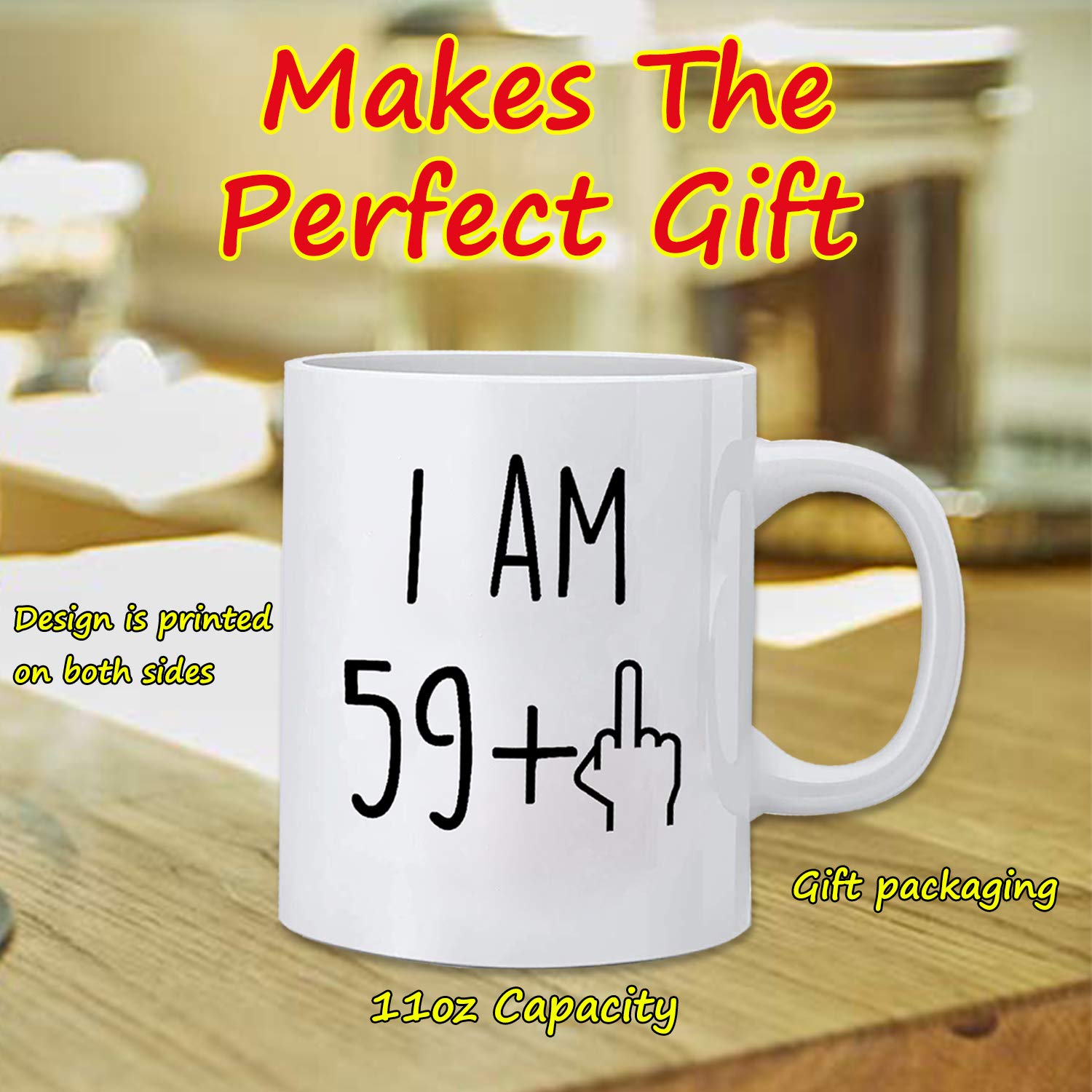 Kwieema Funny 1963 60th Birthday Mugs Ideas for Men and Women Best Novelty Ceramic Coffee Mugs Anniversary Tea Cup for Him  Her  Husband or Wife - 60 Year Old Mug for Mom  Dad (60th coffee mugs)