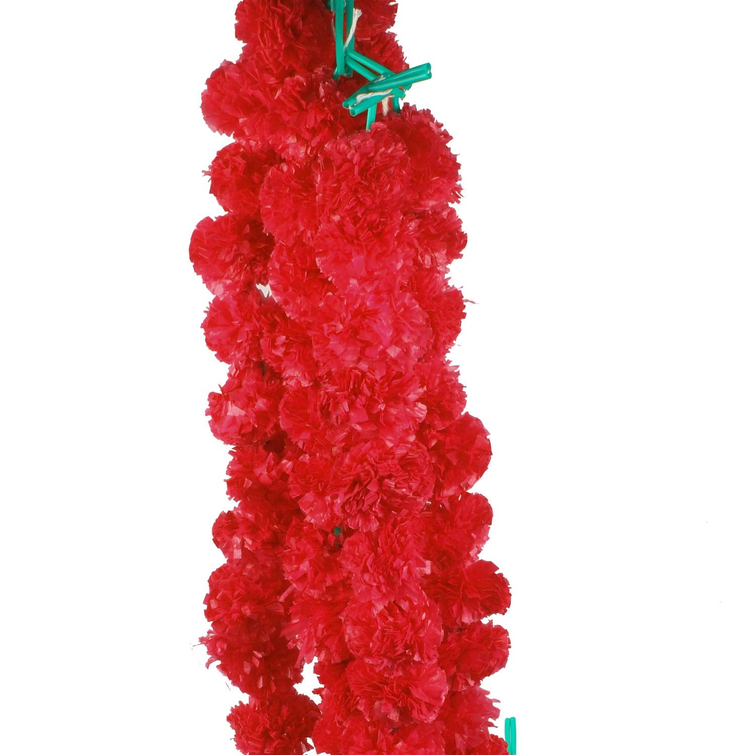 Klassic Red Artificial Marigold Flower For Decoration For Diwali Decoration Navratri, Pooja, Home Inauguration, Temple, Wedding