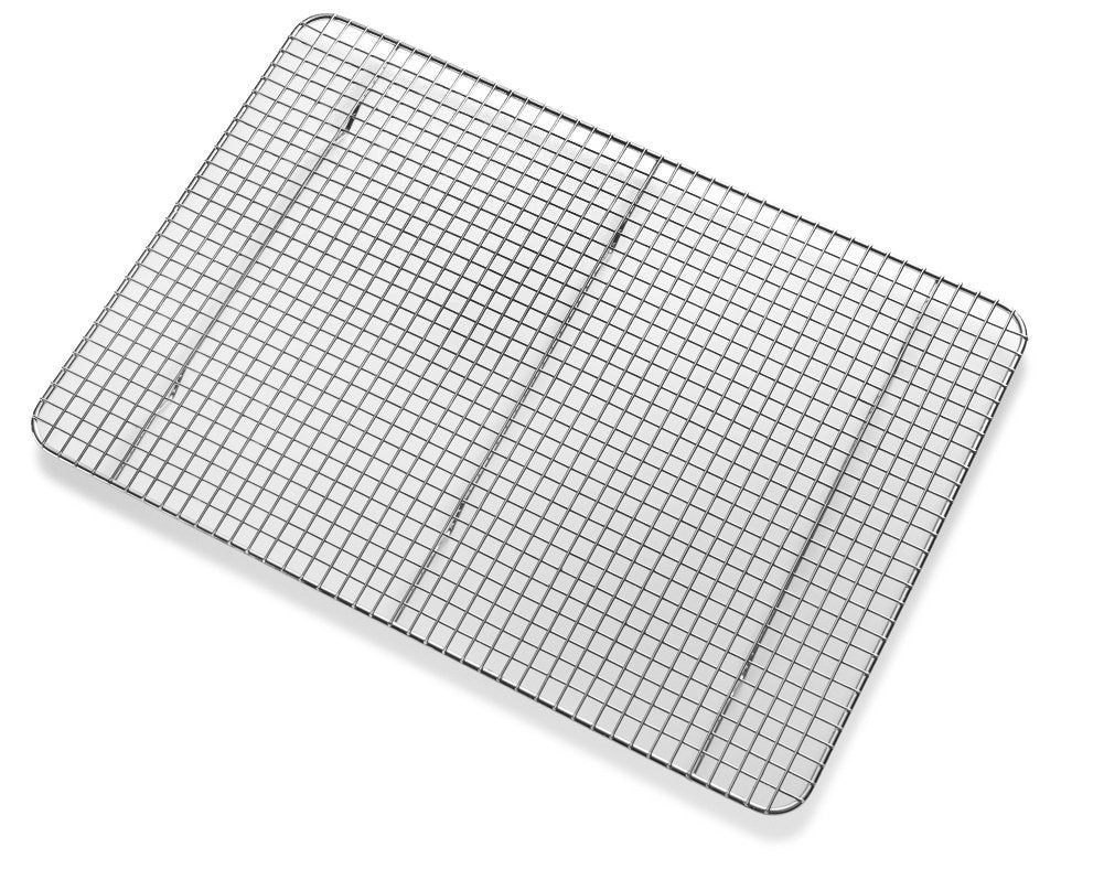 Elo Mit Freude Kochen! 12 Inch X 17 Inch Wire Cooling Rack, Chrome Plate Steel