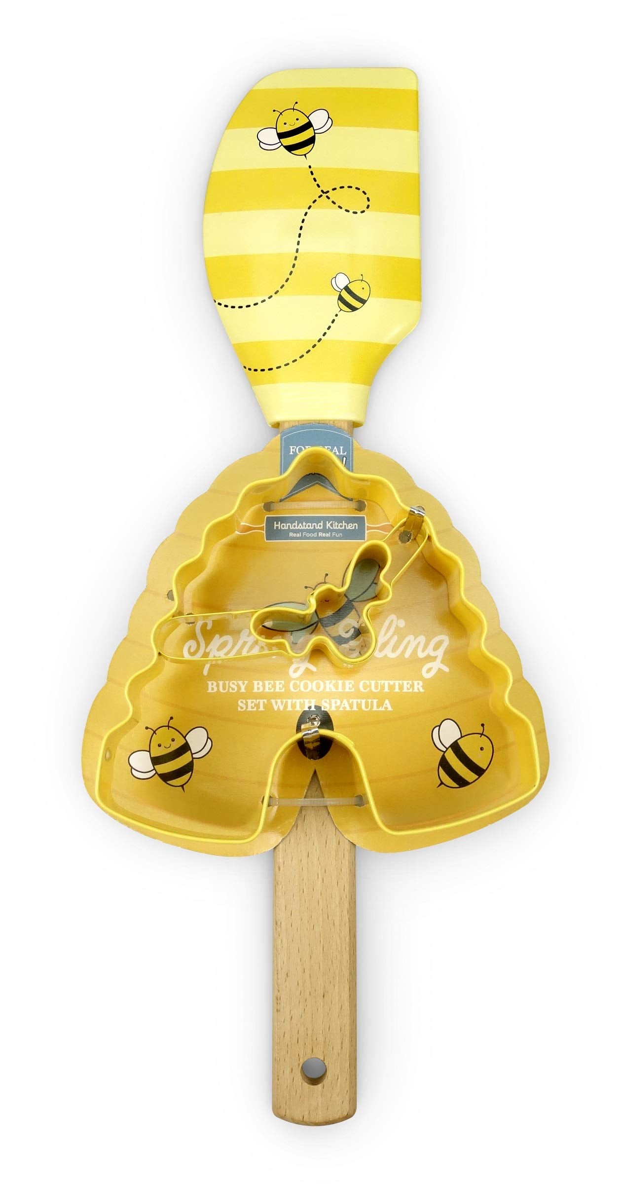 Handstand Kitchen Spring Fling Spatula And Daisy Shaped Cookie Cutter Set