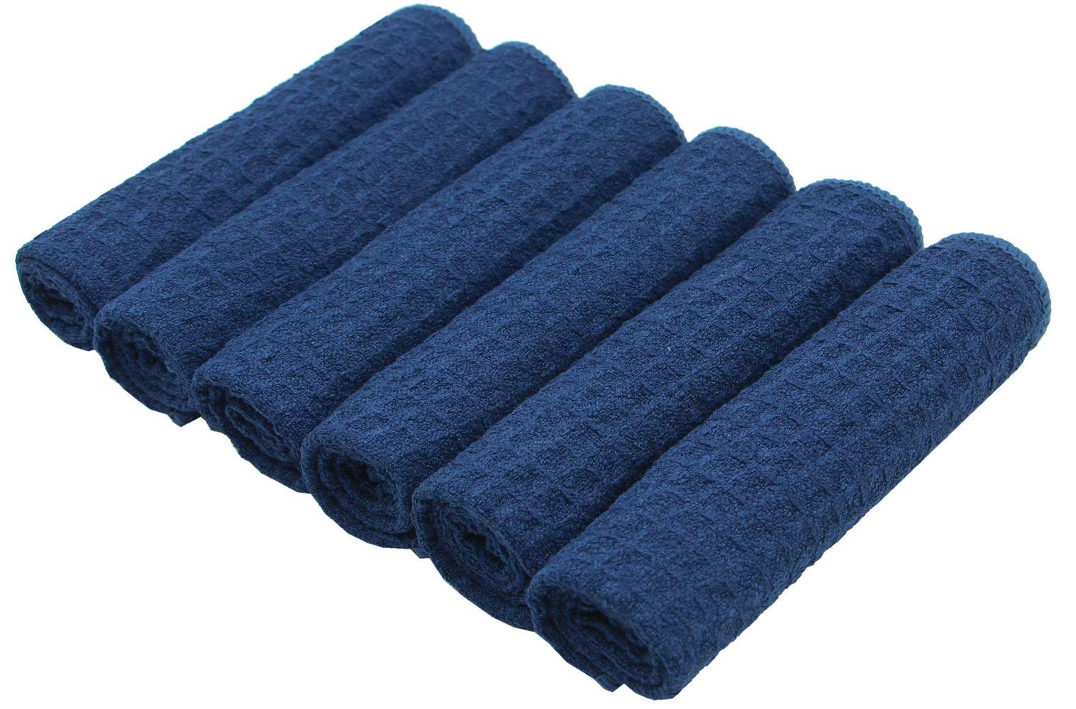 Verasong Microfiber Kitchen Cleaning Cloth Thick Dish Rags Waffle Weave Washcloths Dish Cloths Ultra Absorbent Odor Free 12Inch