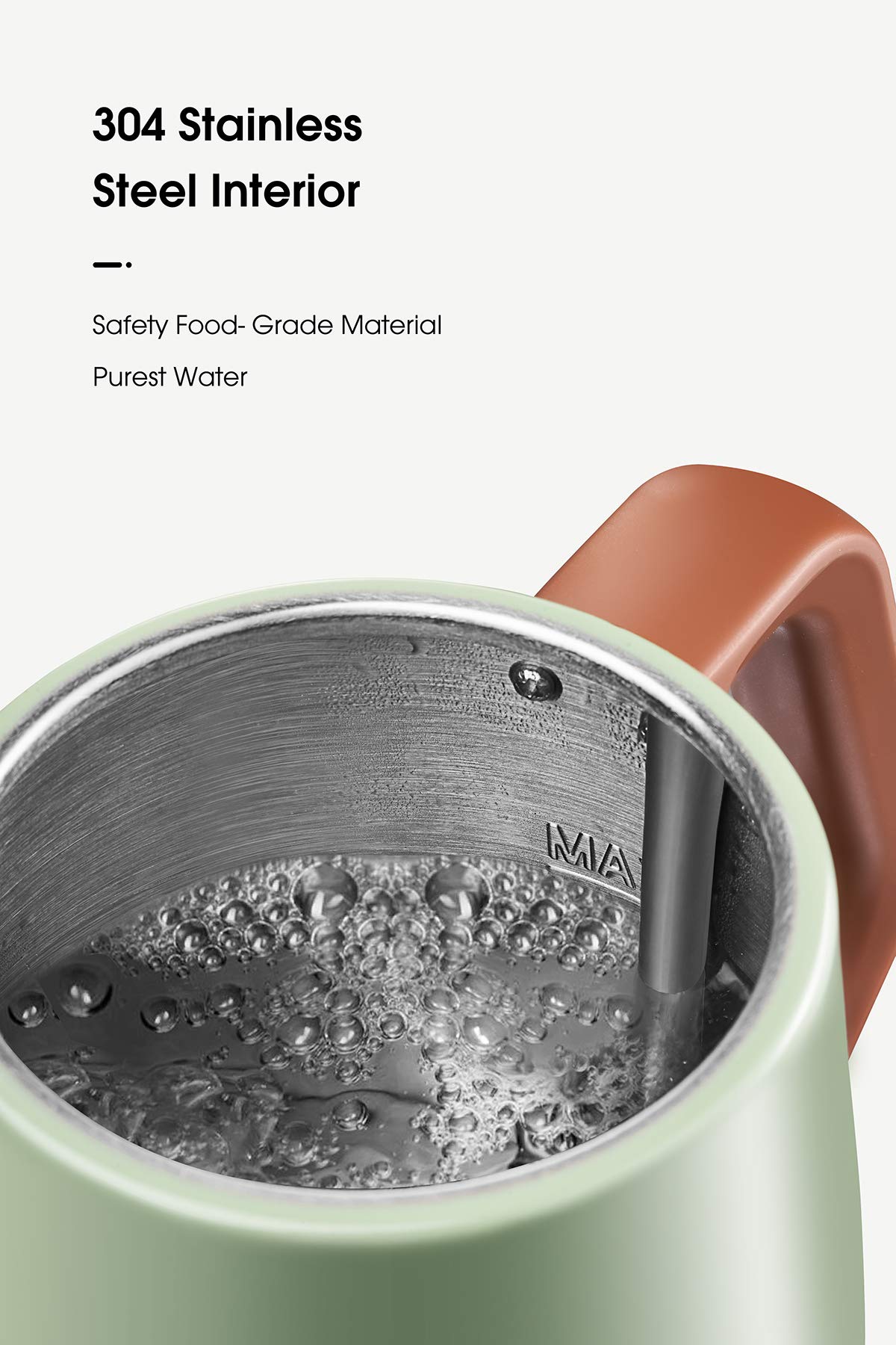 Dmofwhi Gooseneck Electric Kettle(1.0L), 100% Stainless Steel Bpa Free Classic Pour Over Coffee Kettle | Tea Kettle - Green