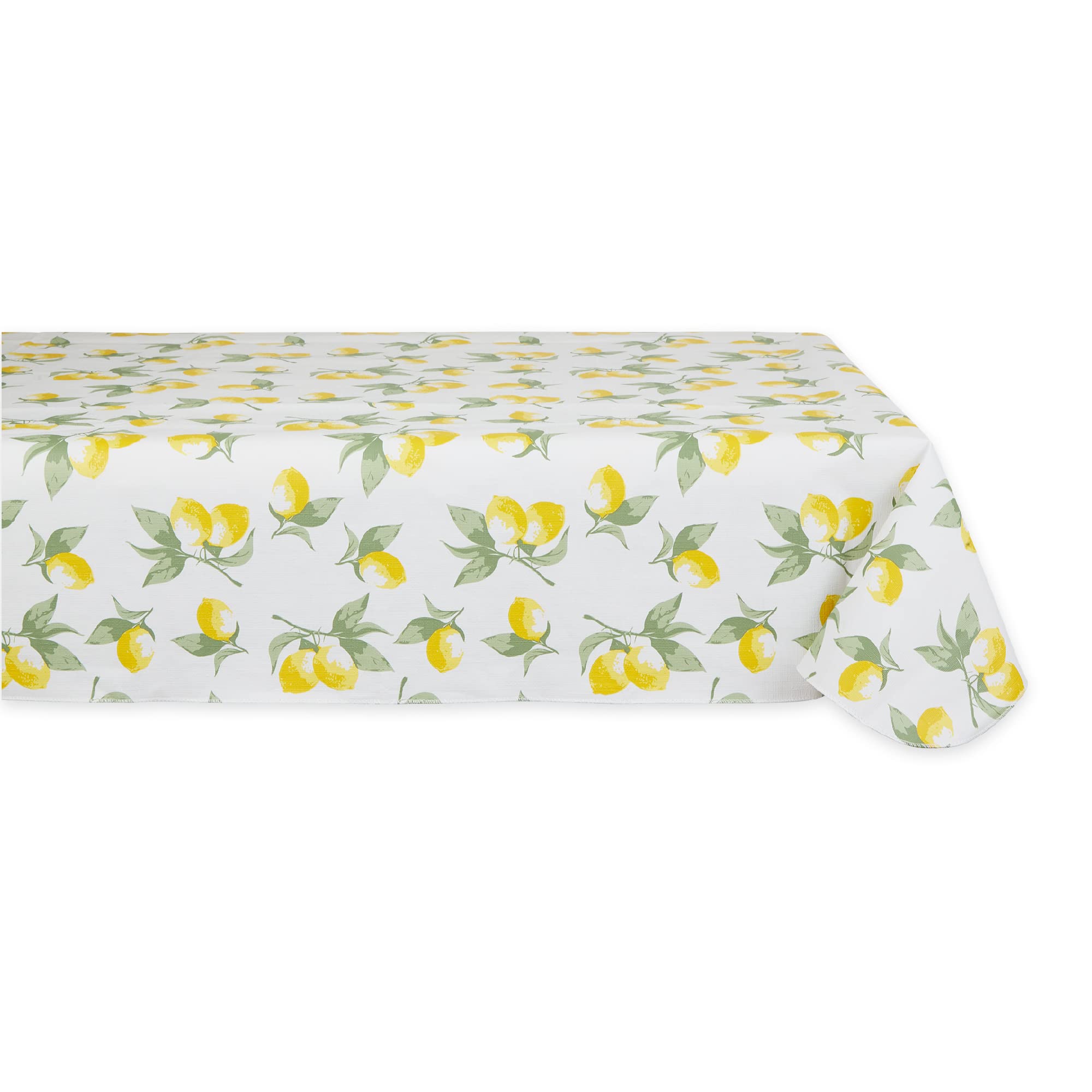 SUMMER LEMONS VINYL TABLECLOTH 60x102